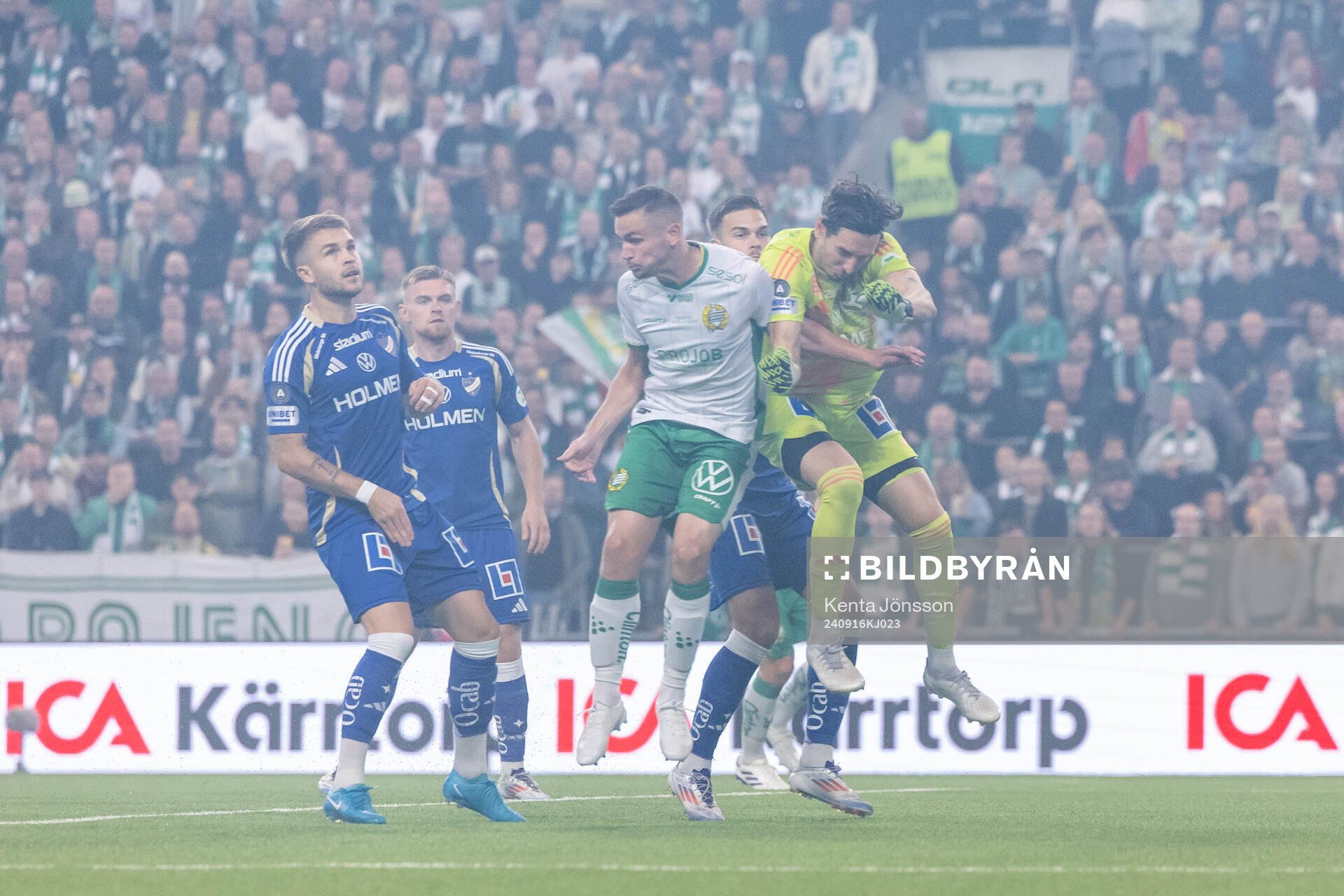 Hammarbys Oscar Johansson Schellhas och IFK Norrköpings