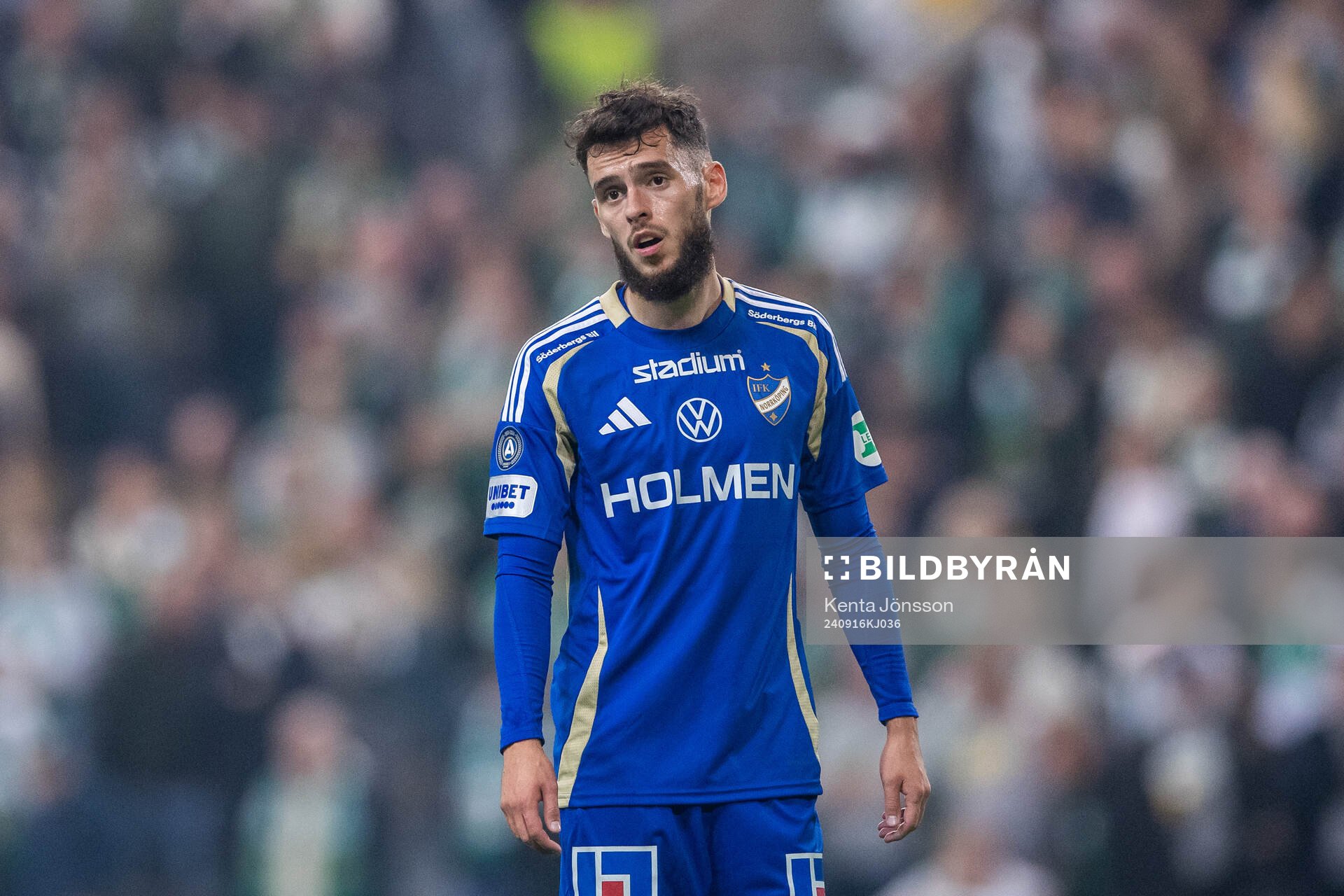 IFK Norrköpings Laorent Shabani deppar