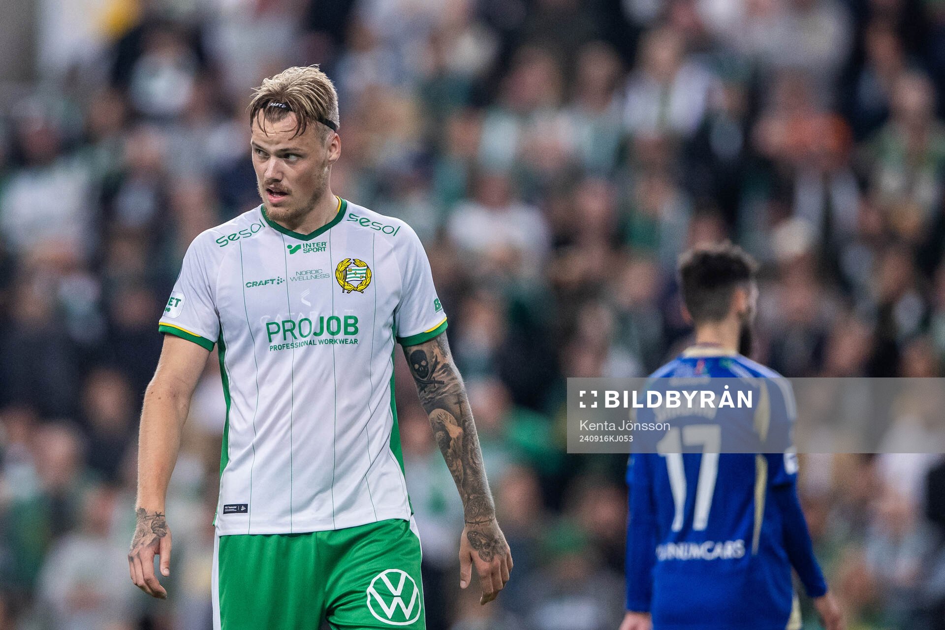 Hammarbys Victor Eriksson deppar