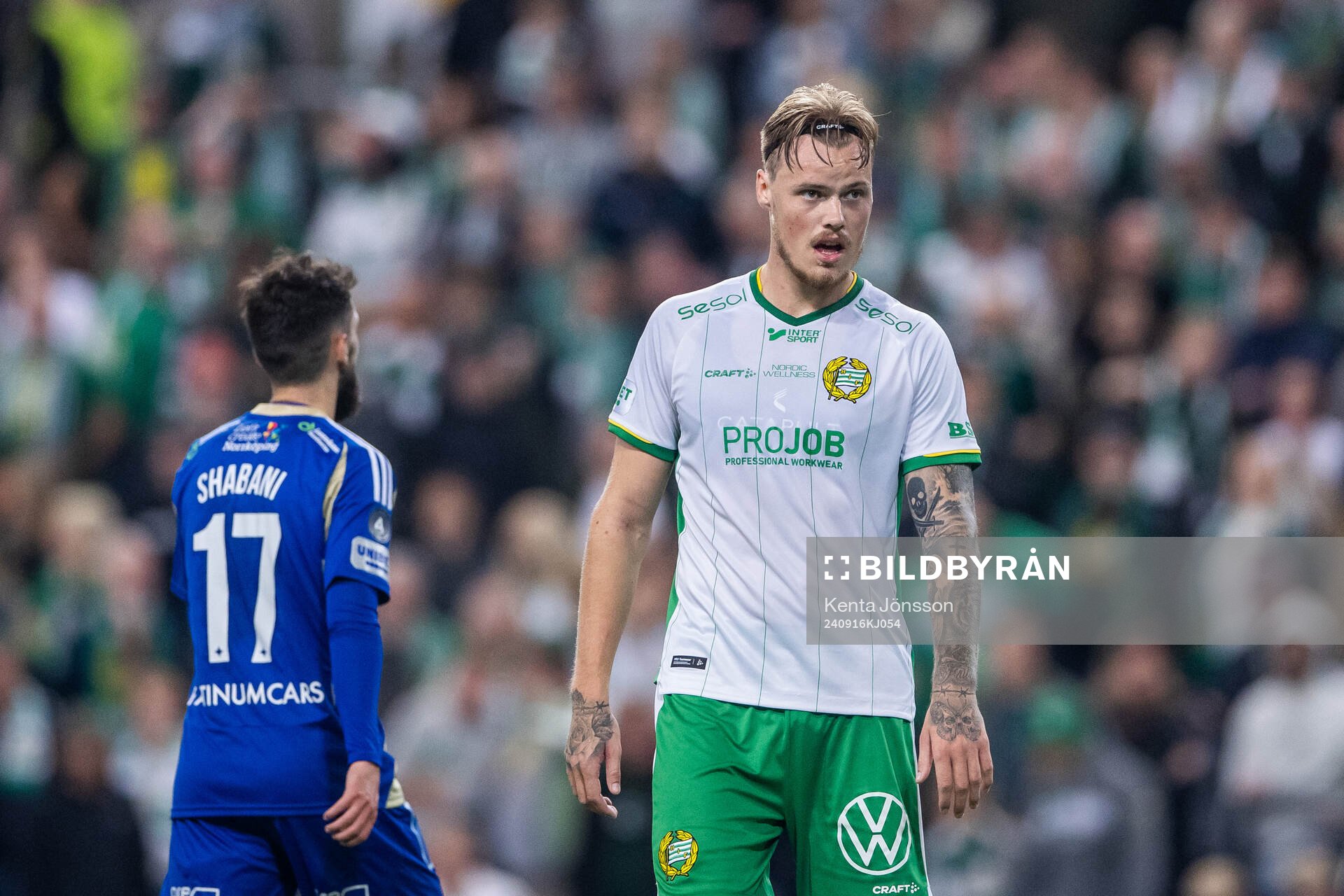 Hammarbys Victor Eriksson deppar