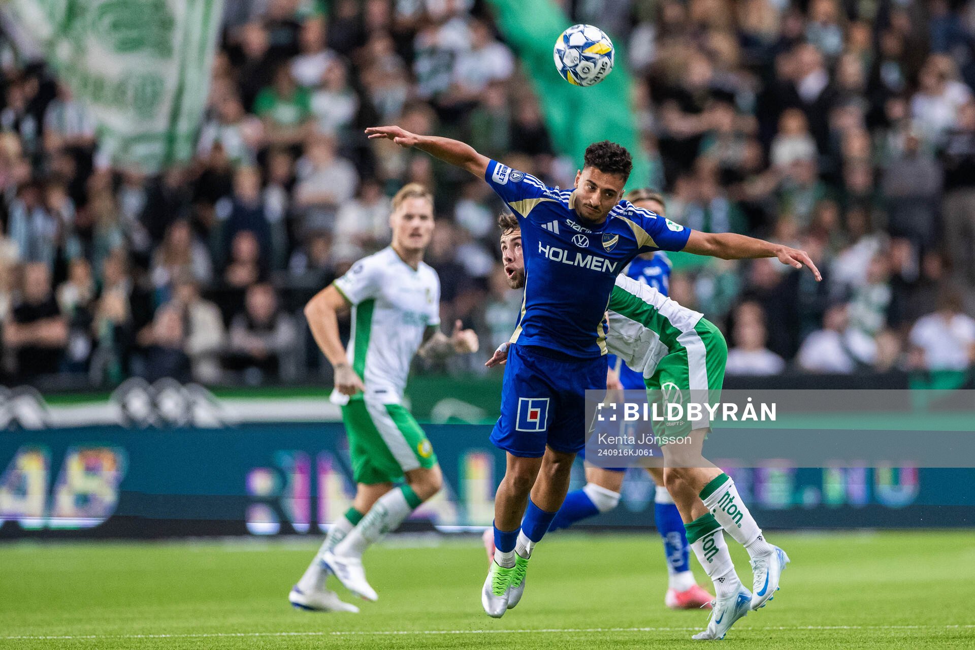 IFK Norrköpings Moutaz Neffati och Hammarbys Marc Llinares