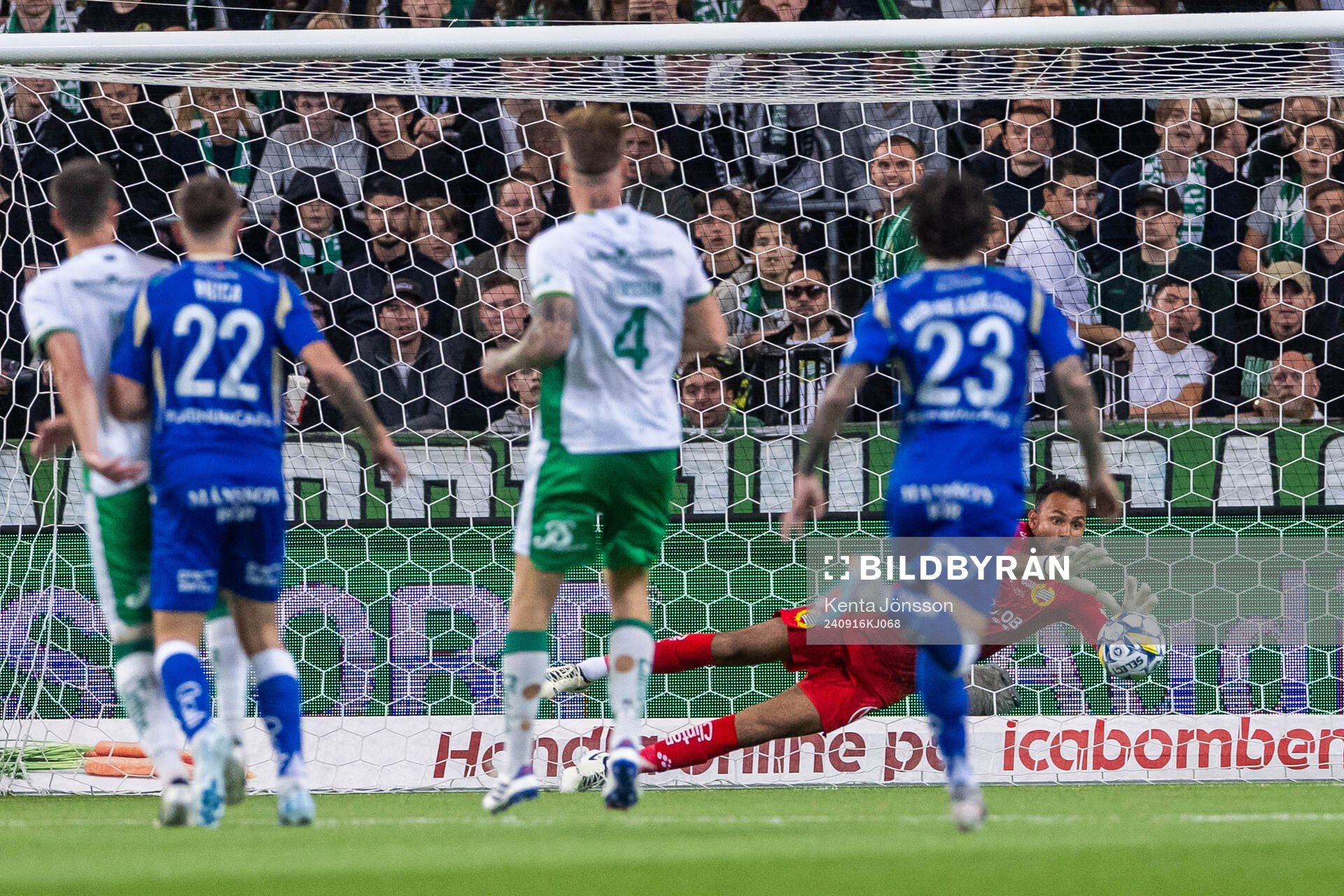 Hammarbys målvakt Warner Hahn