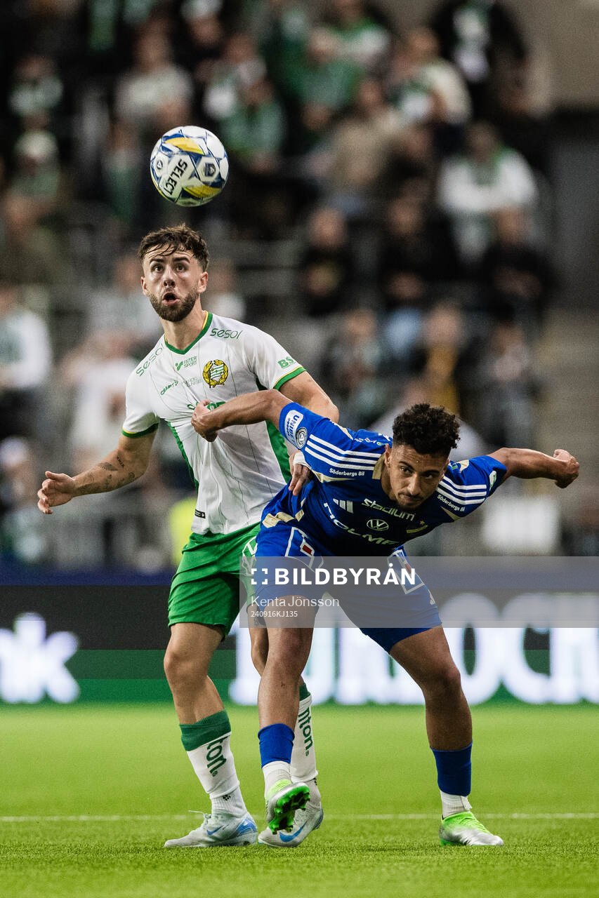 Hammarbys Marc Llinares Barragan och IFK Norrköpings