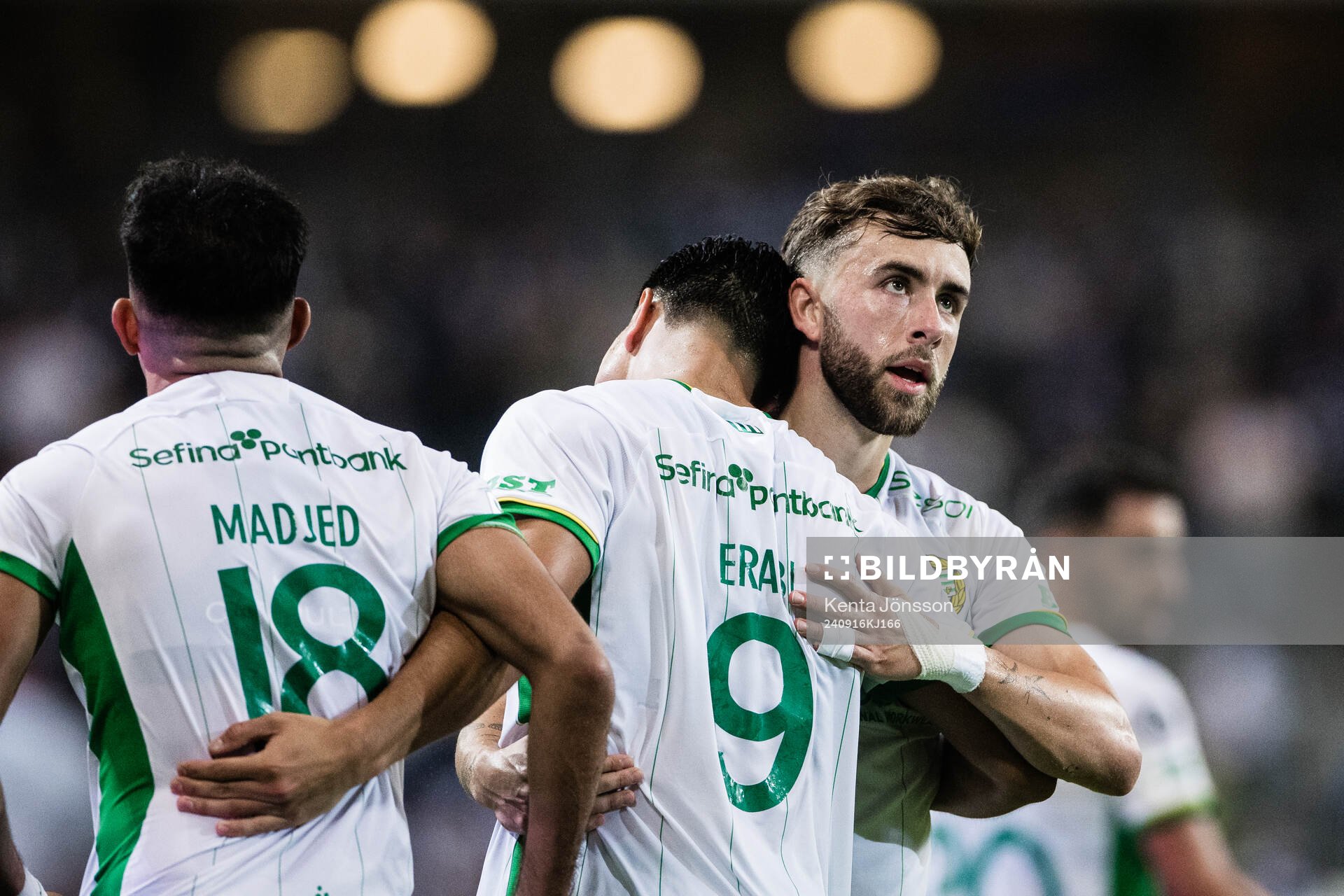 Hammarbys Marc Llinares Barragan med Hammarbys Montader
