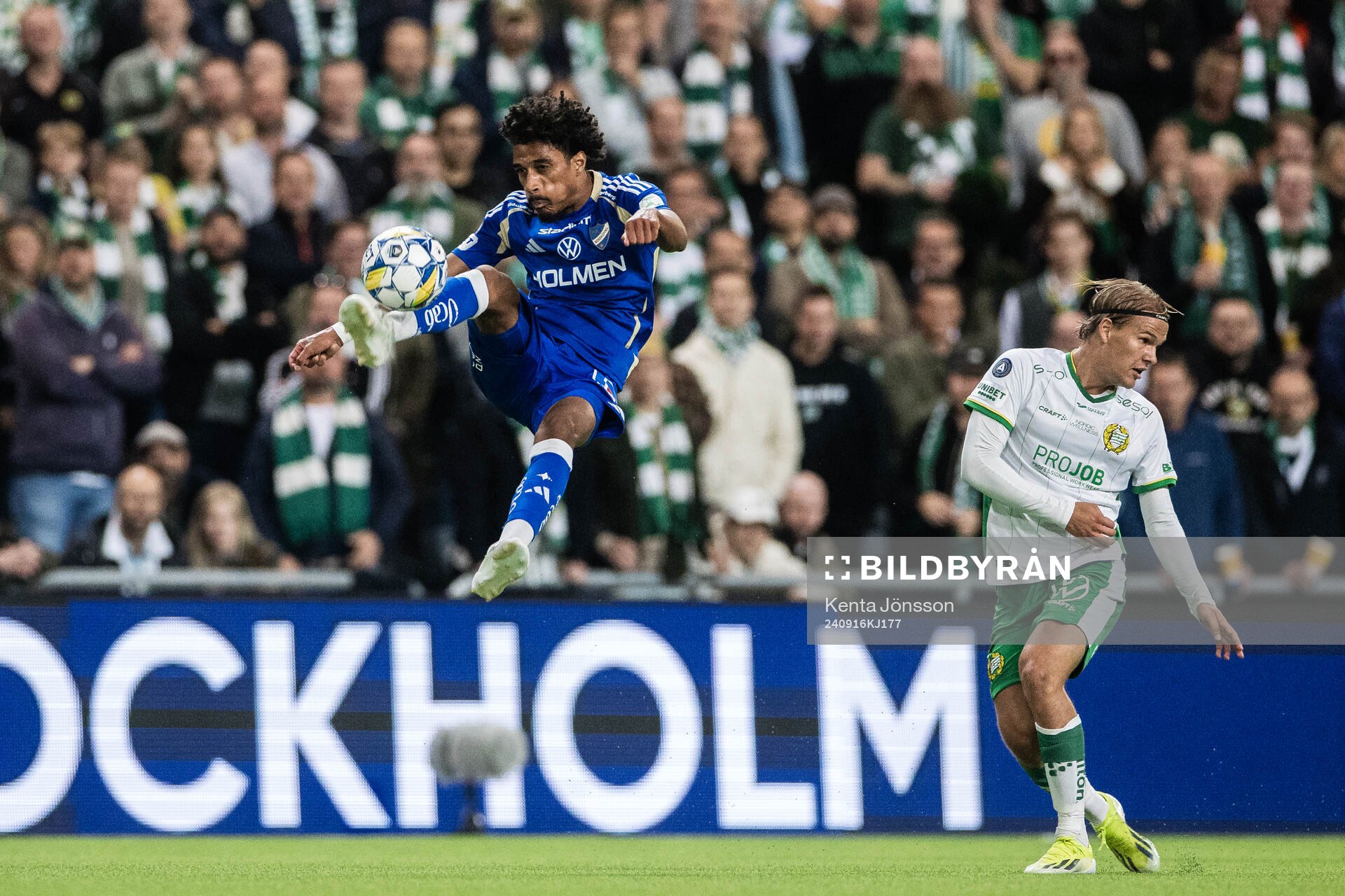 IFK Norrköpings Jesper Ceesay och Hammarbys Markus Karlsson
