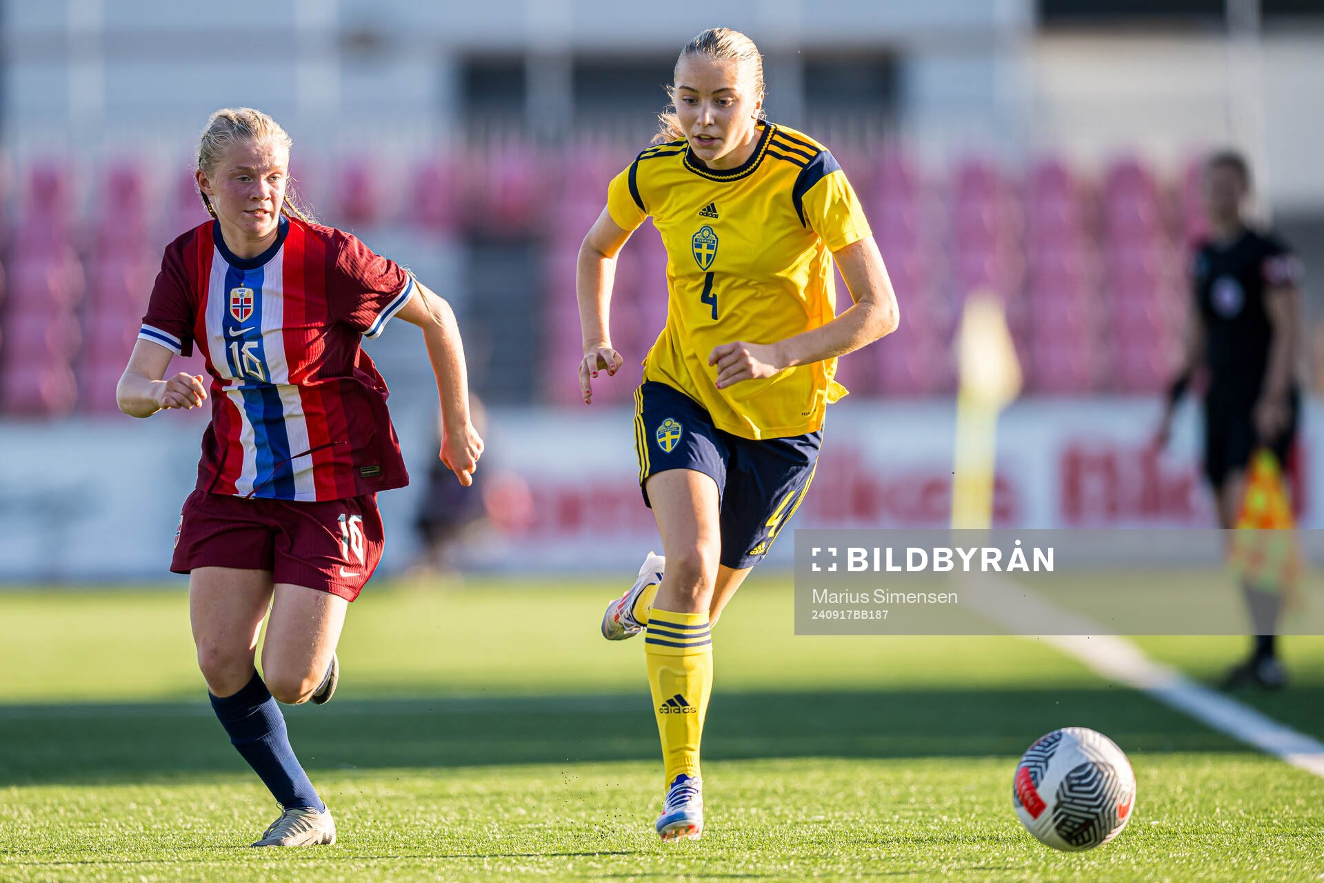 Sofia Eugenie Mendelin-Norebø of Norway and Thea Eriksson