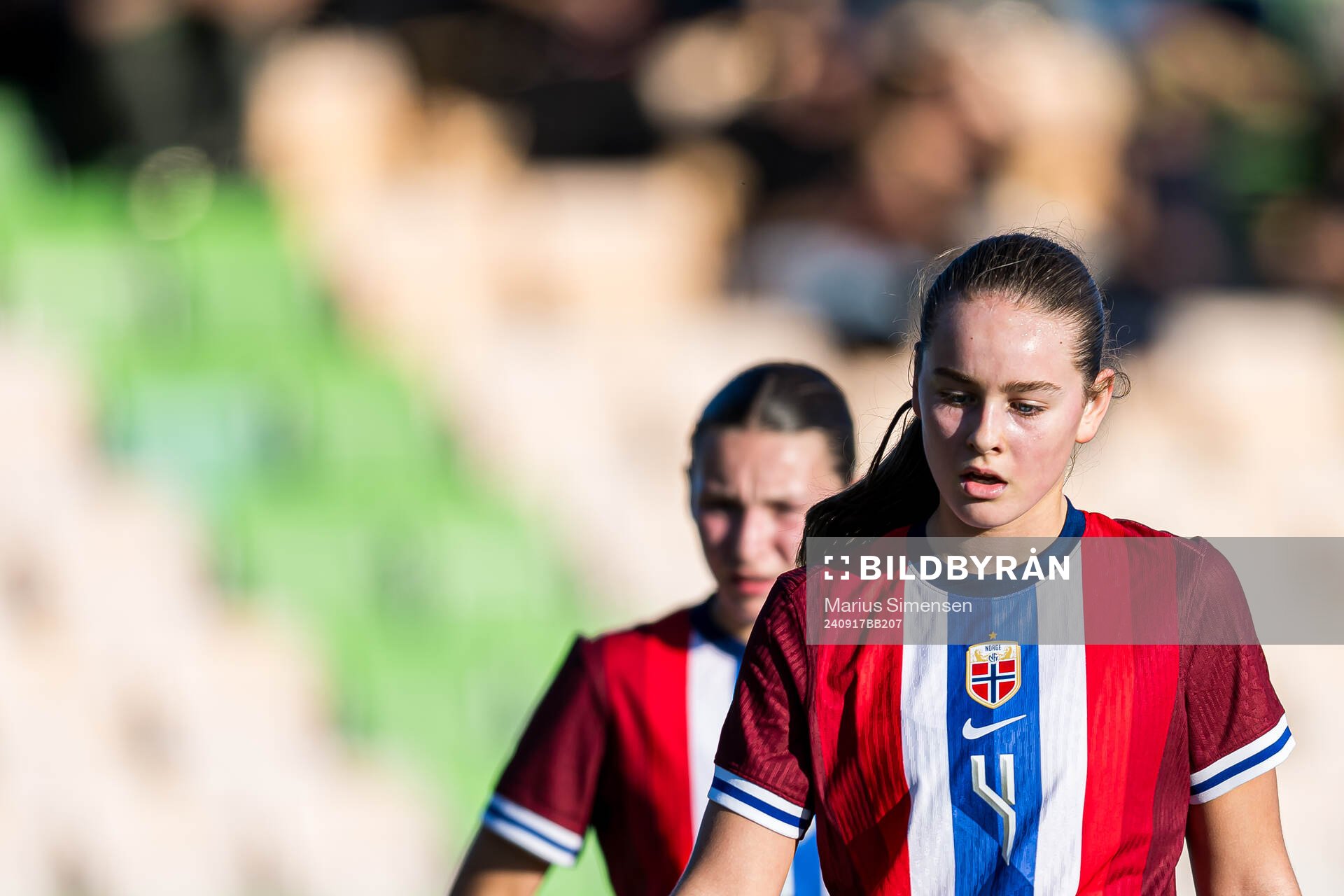 Isa Bekken Lund of Norway looks dejected