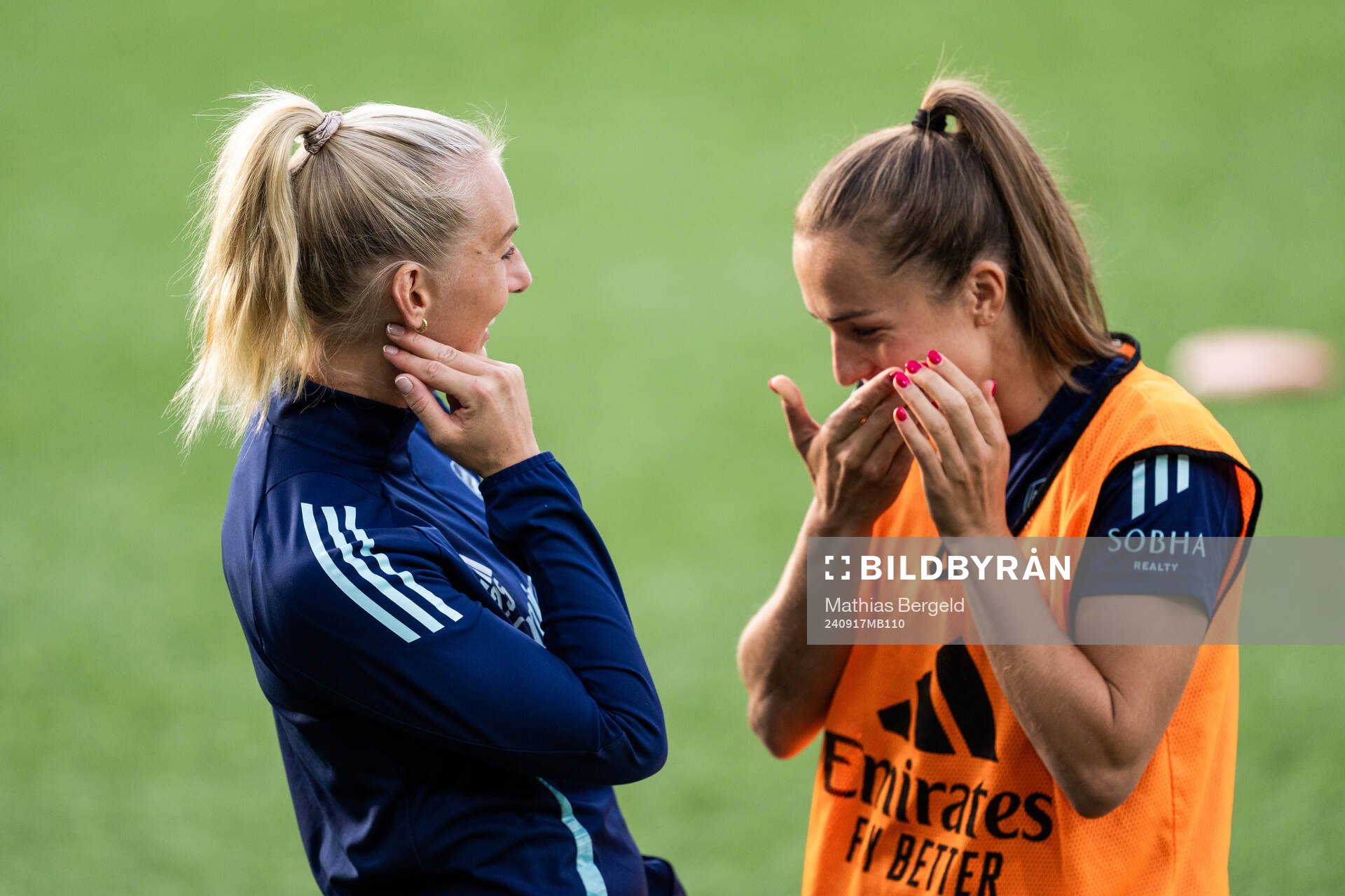 Stina Blackstenius and Lia Walti