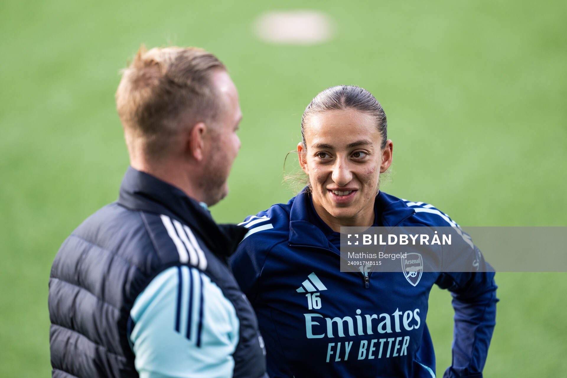 Head coach Head coach Jonas Eidevall and Rosa Kafaji