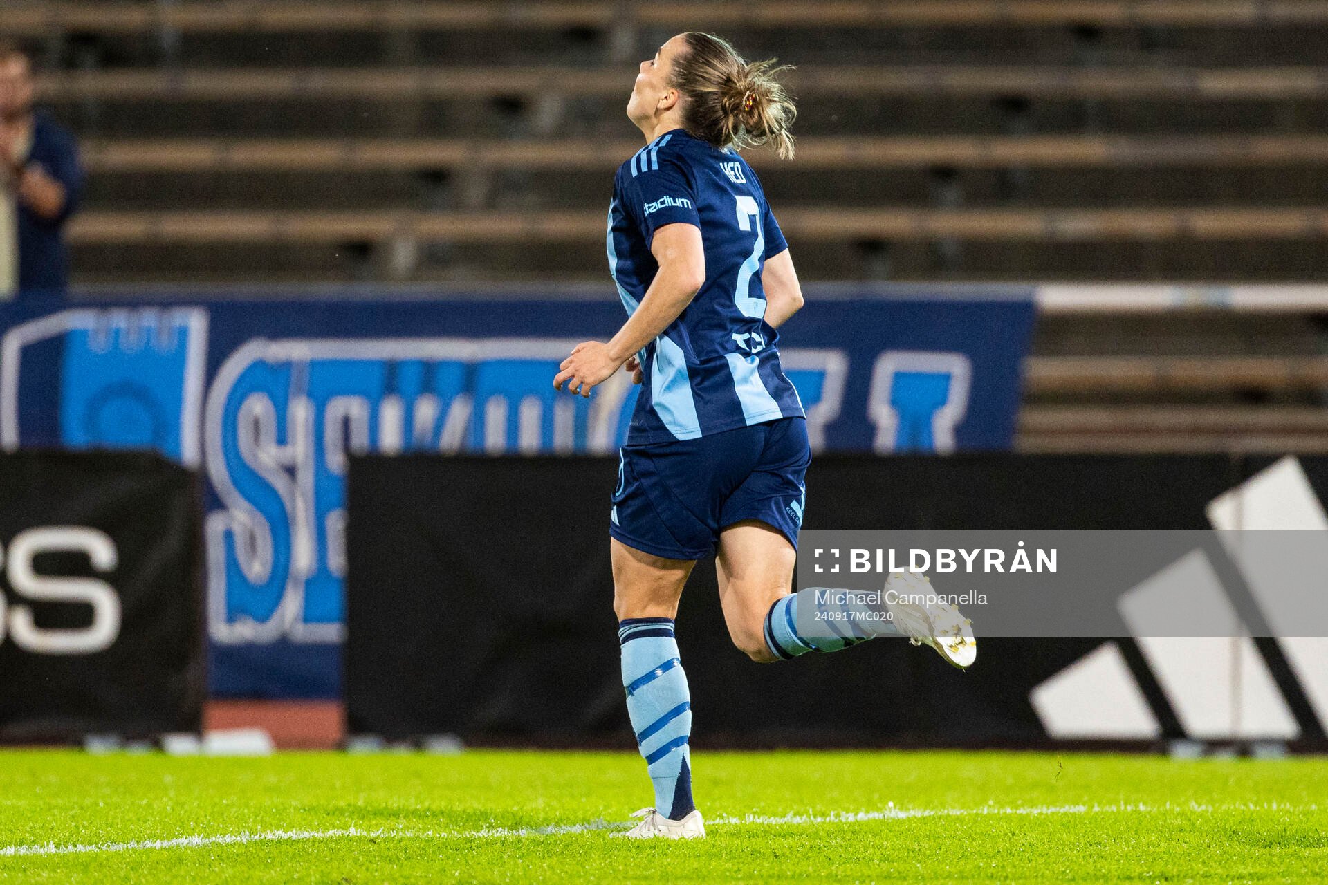 Djurgårdens Ebba Hed deppar
