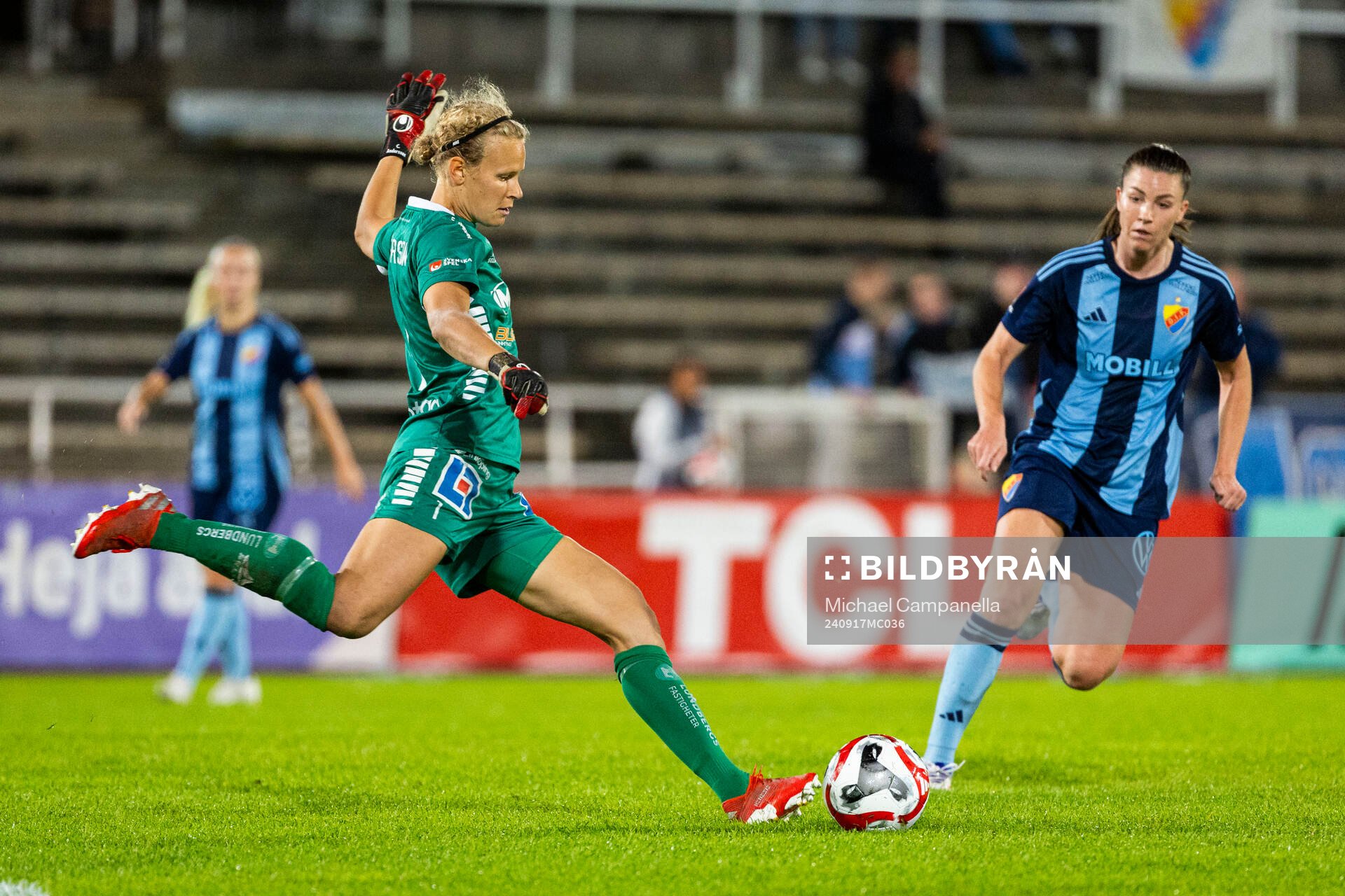 Linköpings målvakt Cajsa Andersson