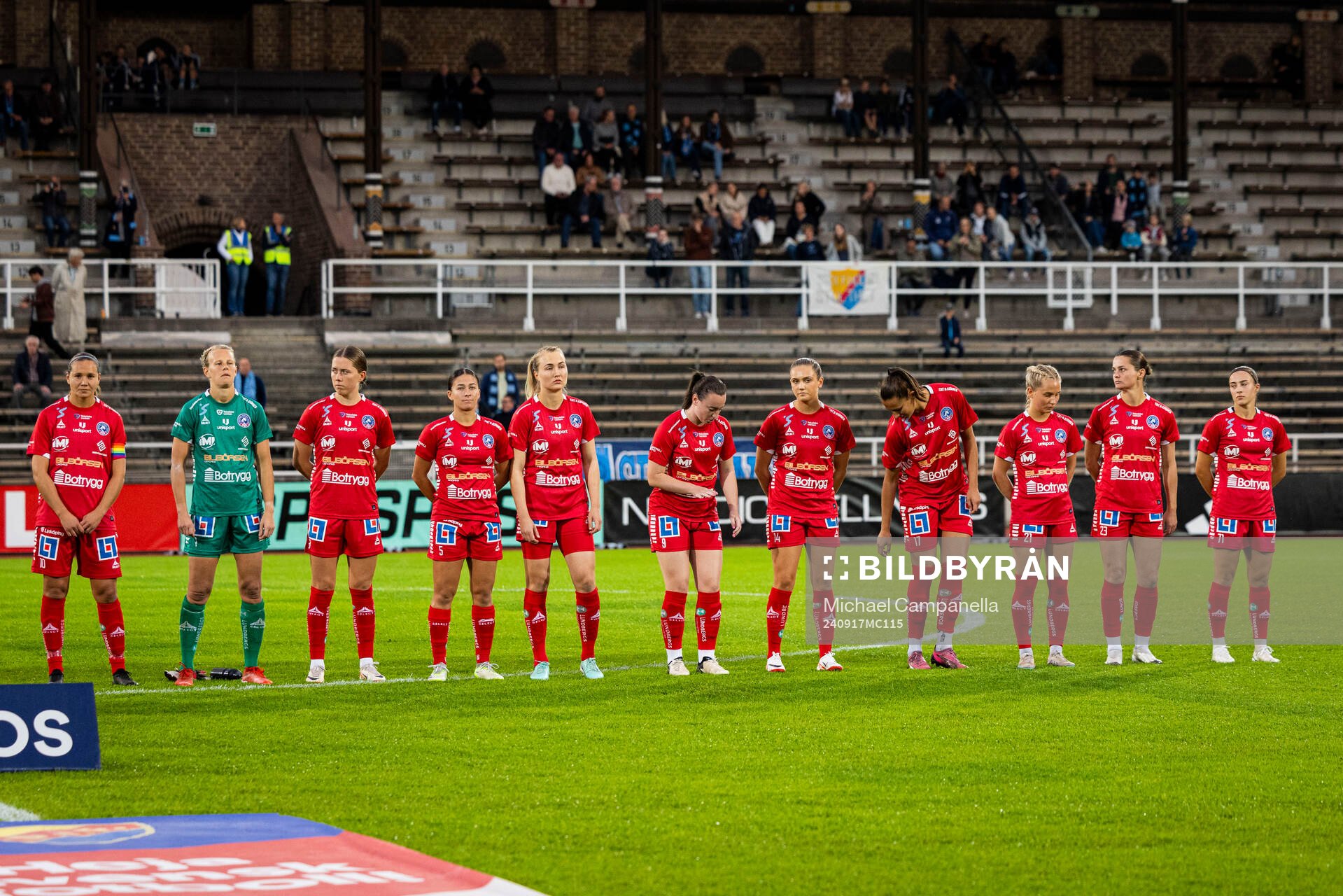 Linköpings spelare i lineup