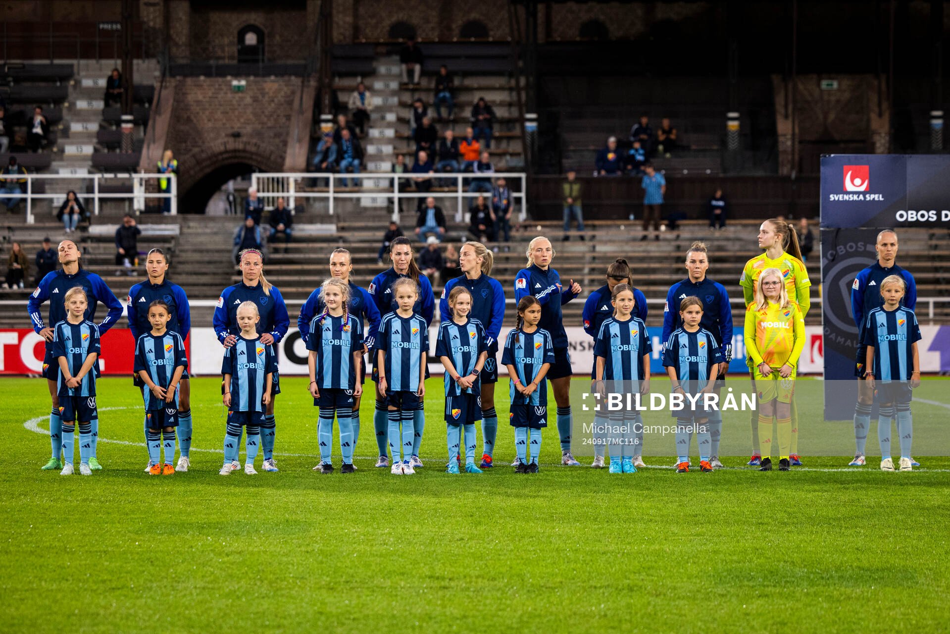 Djurgårdens spelare i lineup