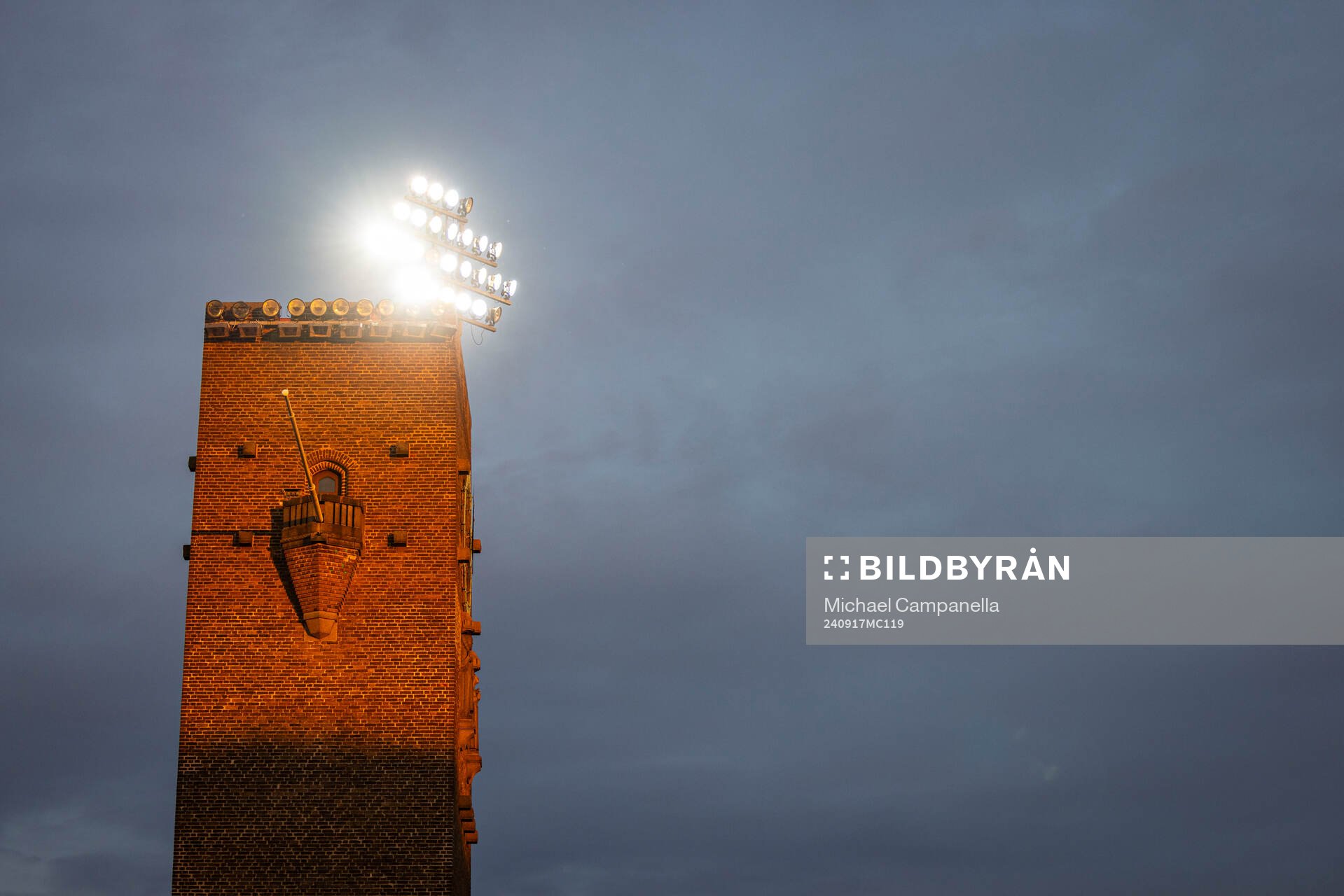 Klocktornet på Stockholm Stadion