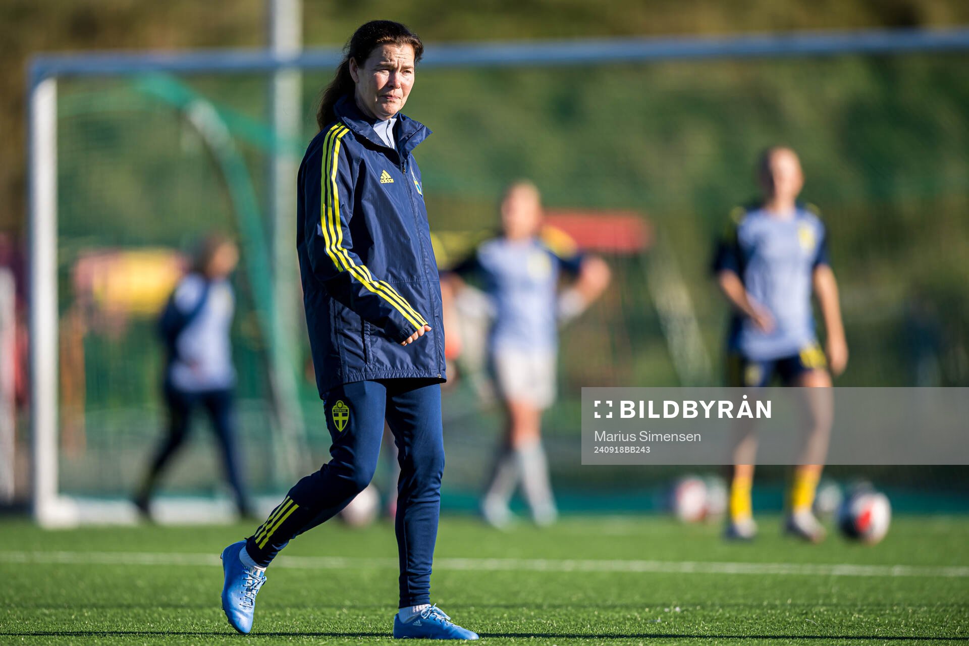 Lotta Hellenberg, head coach of Sweden