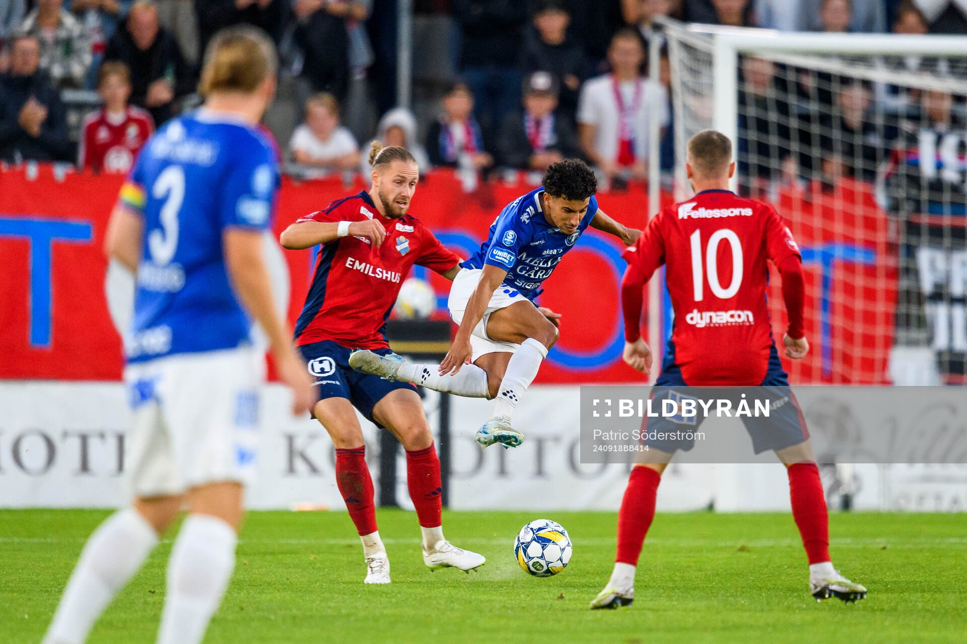 Östers Kevin Höög Jansson, Trelleborgs Othmane Salama