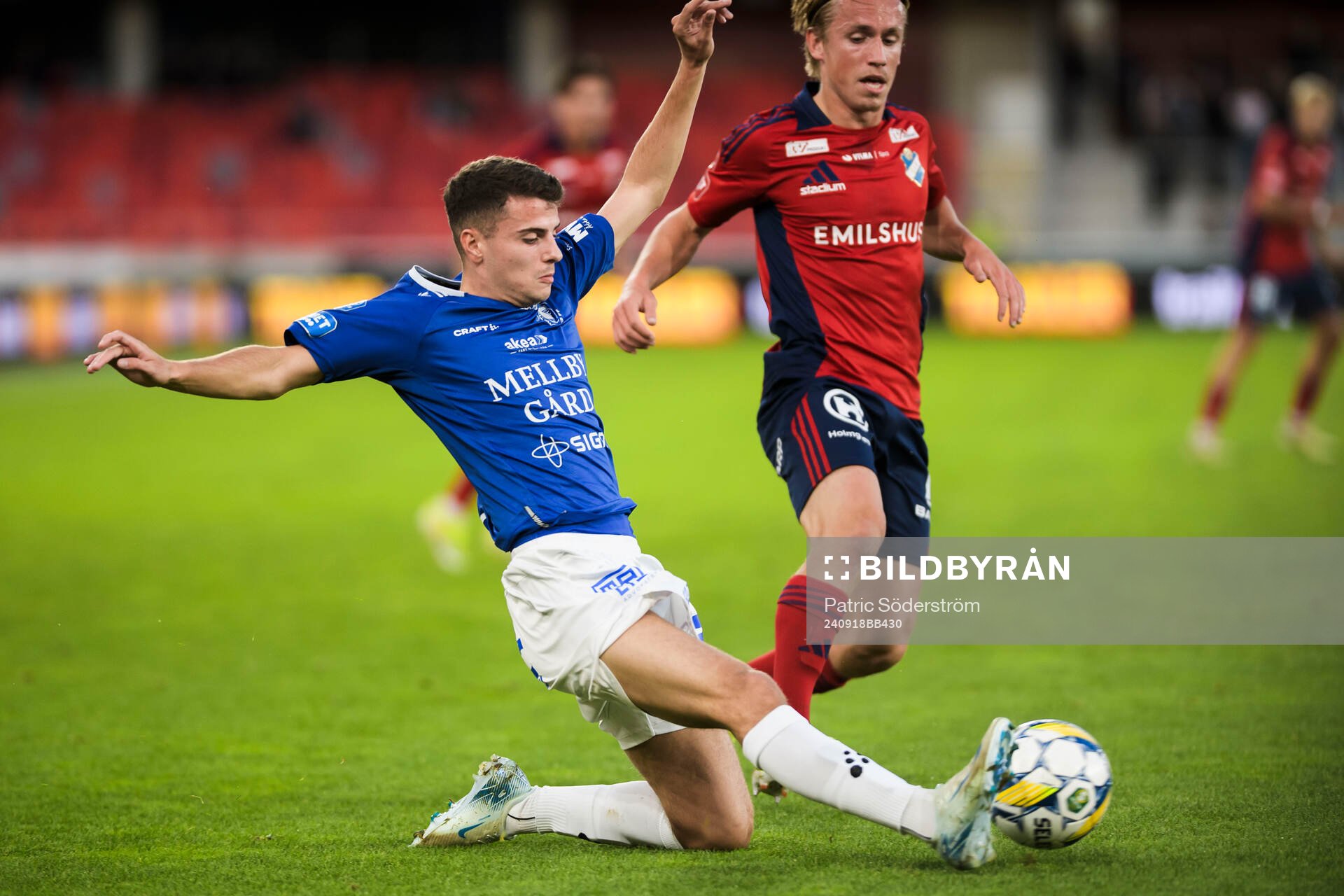 Trelleborgs Eren Alievski och Östers David Seger