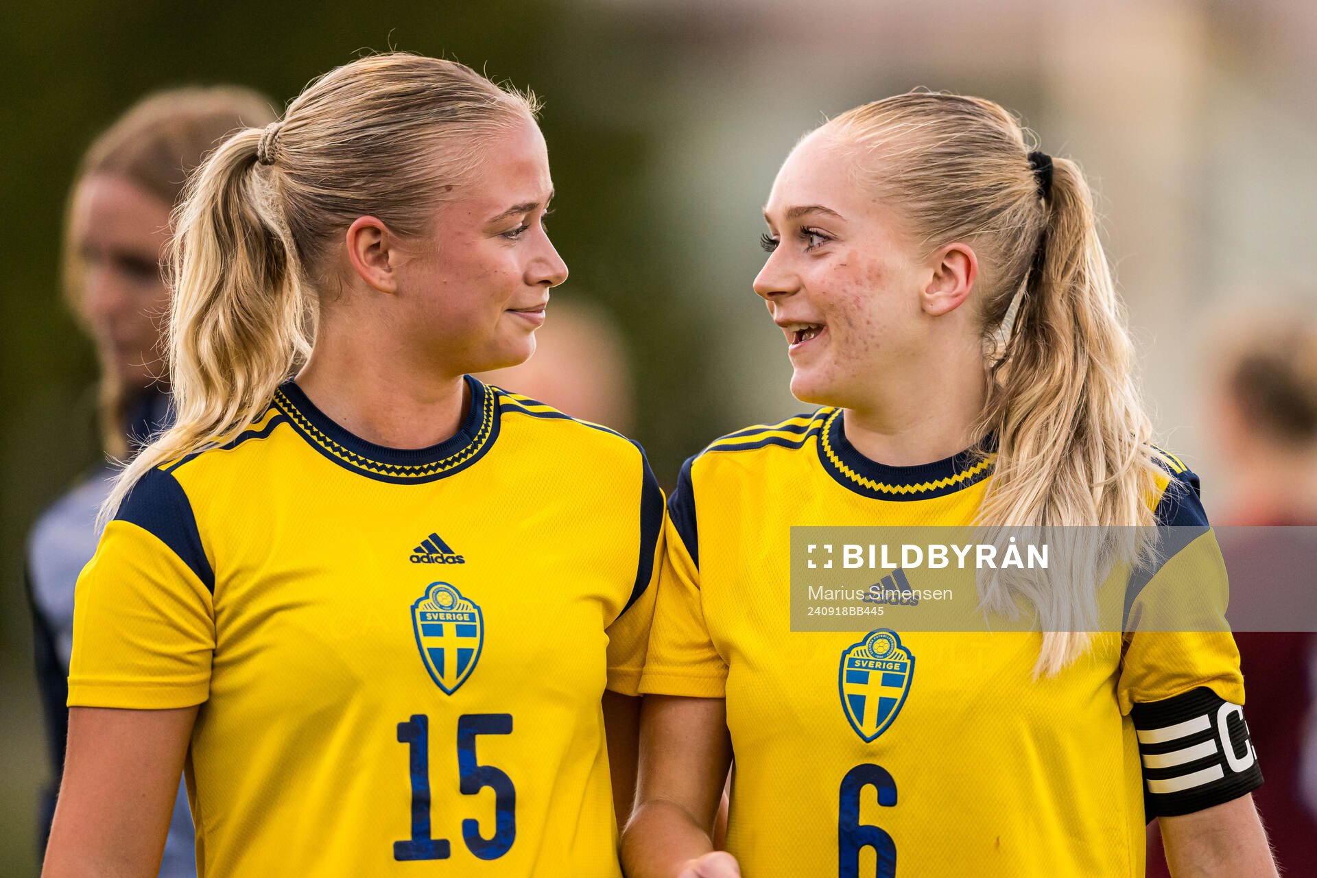 Nicole Molin Kock and Doris Petz of Sweden