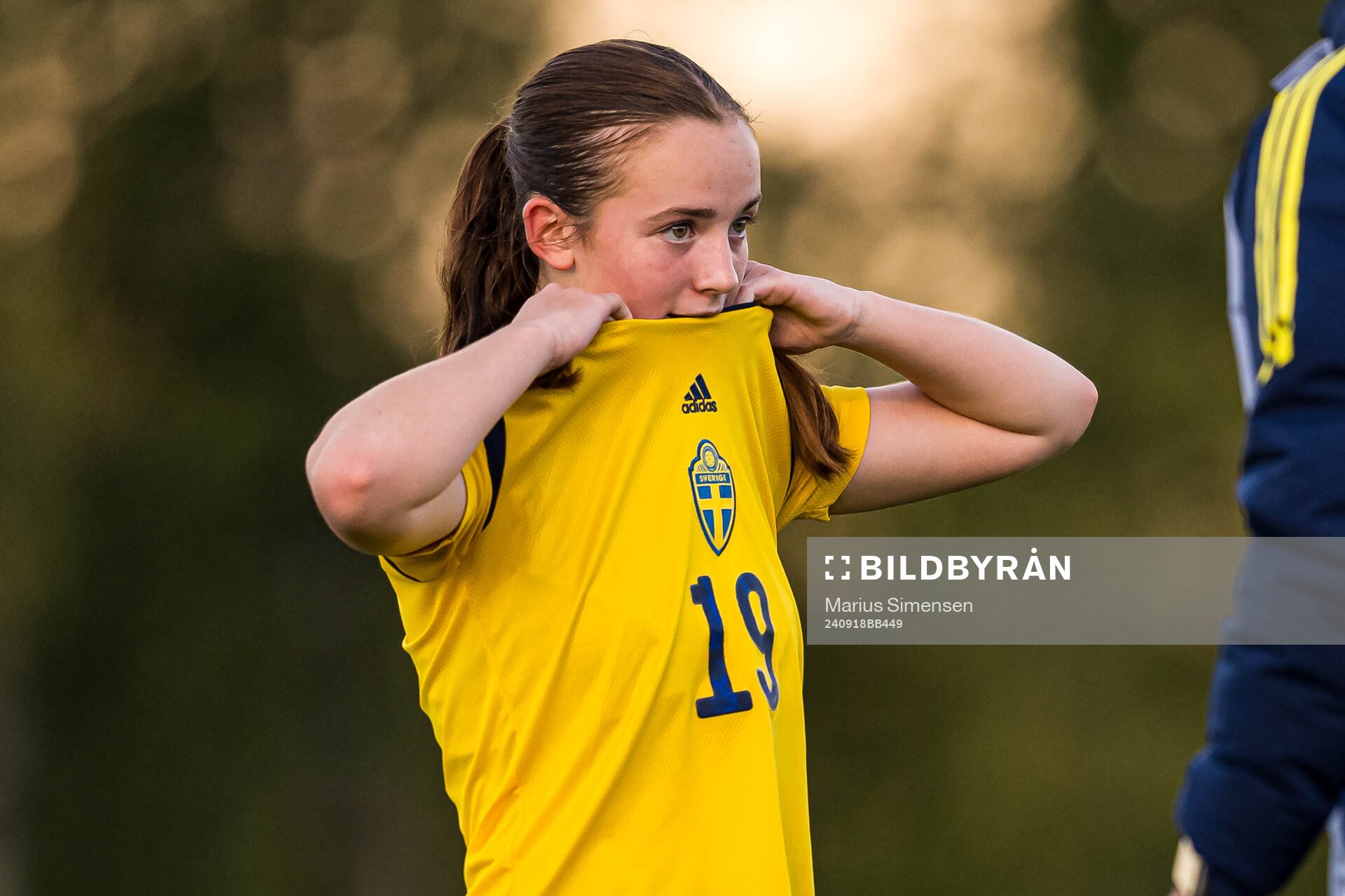 Ebba Hedman of Sweden looks dejected