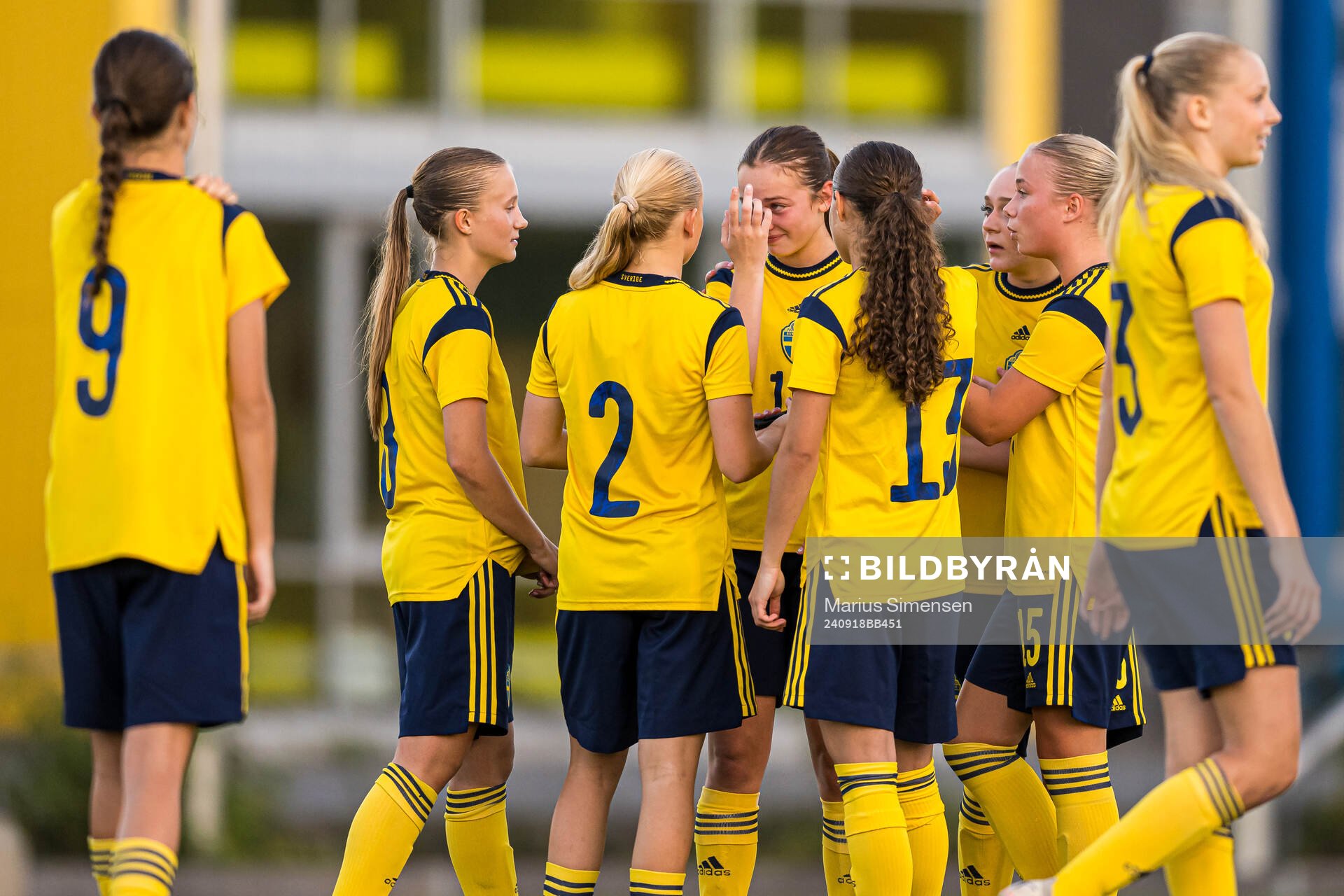 Ebba Hedman of Sweden looks dejected