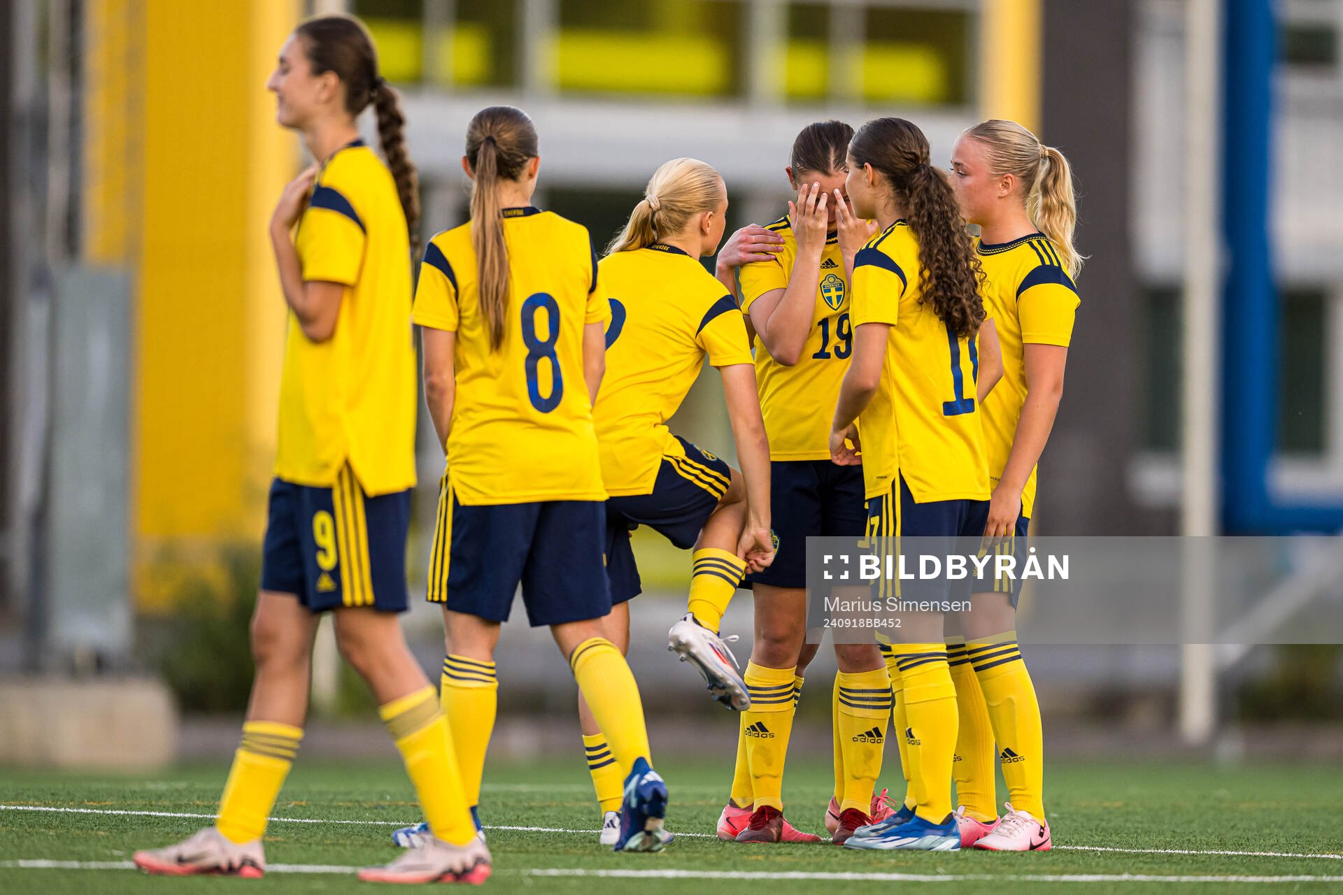 Ebba Hedman of Sweden looks dejected