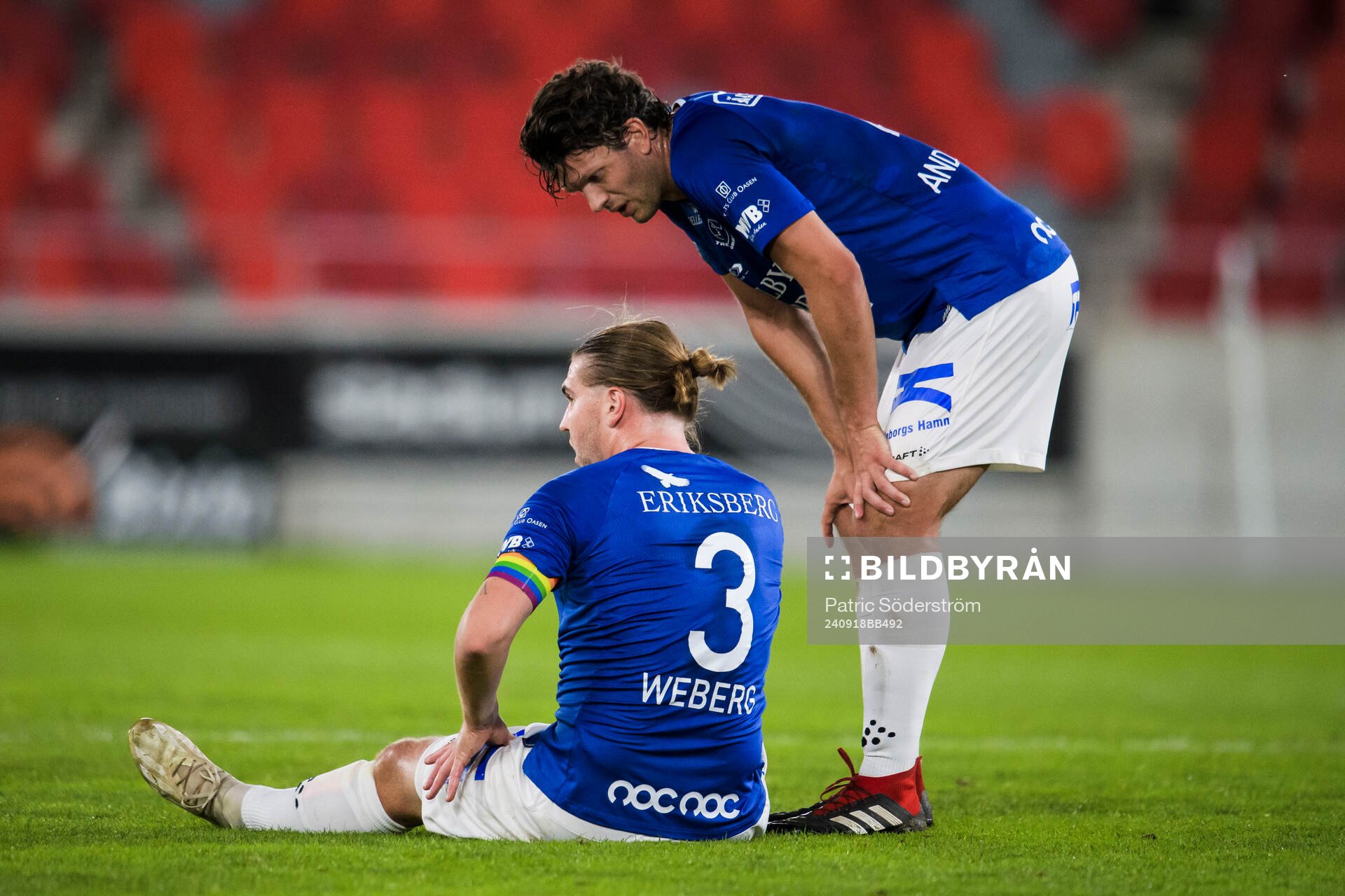 Trelleborgs Charlie Weberg har ont