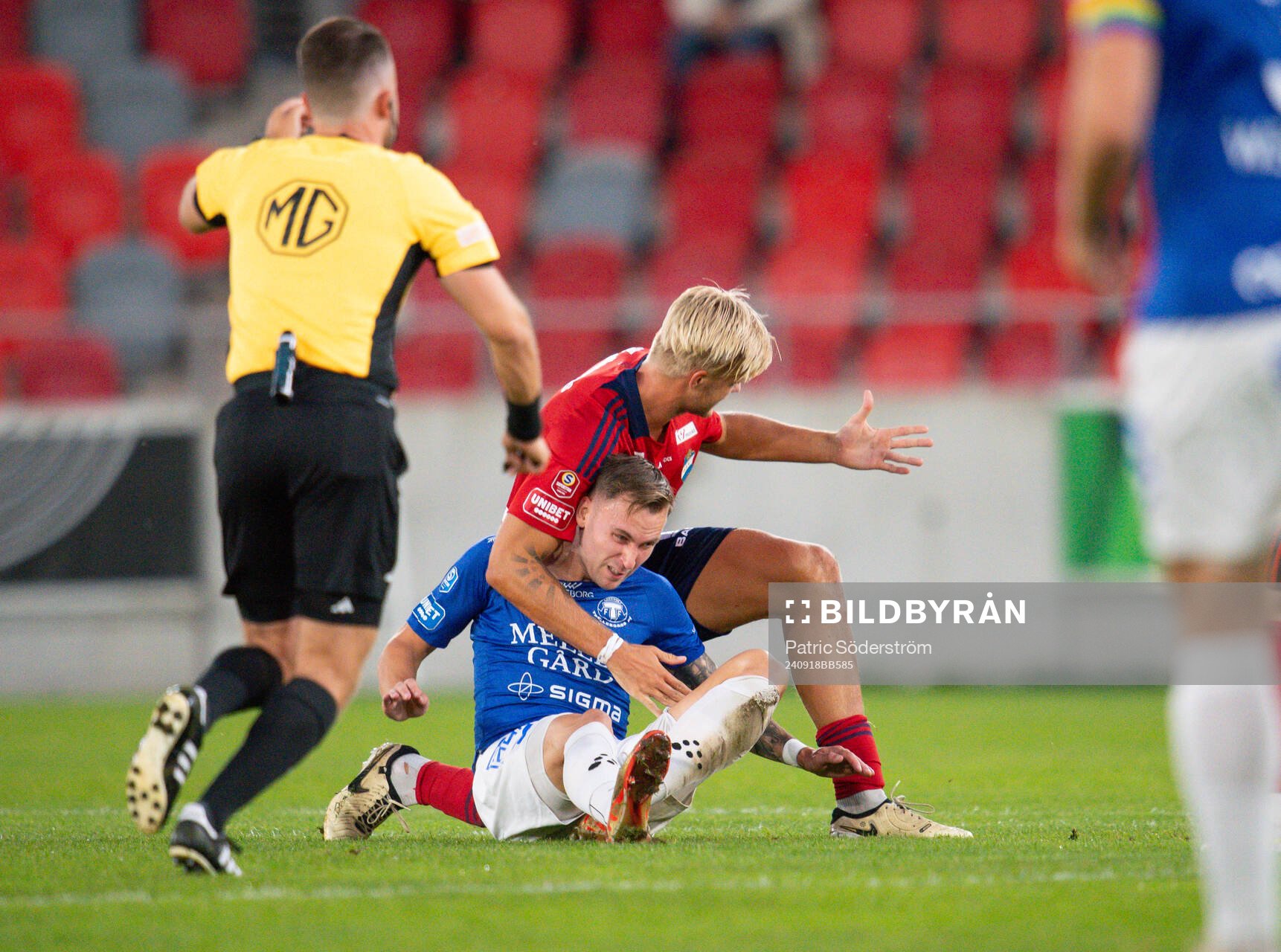 Östers Mattis Adolfsson och Trelleborgs Filip Bohman