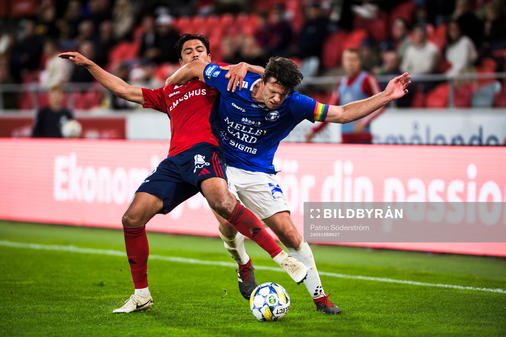 Östers Lukas Bergquist och Trelleborgs Mattias Andersson