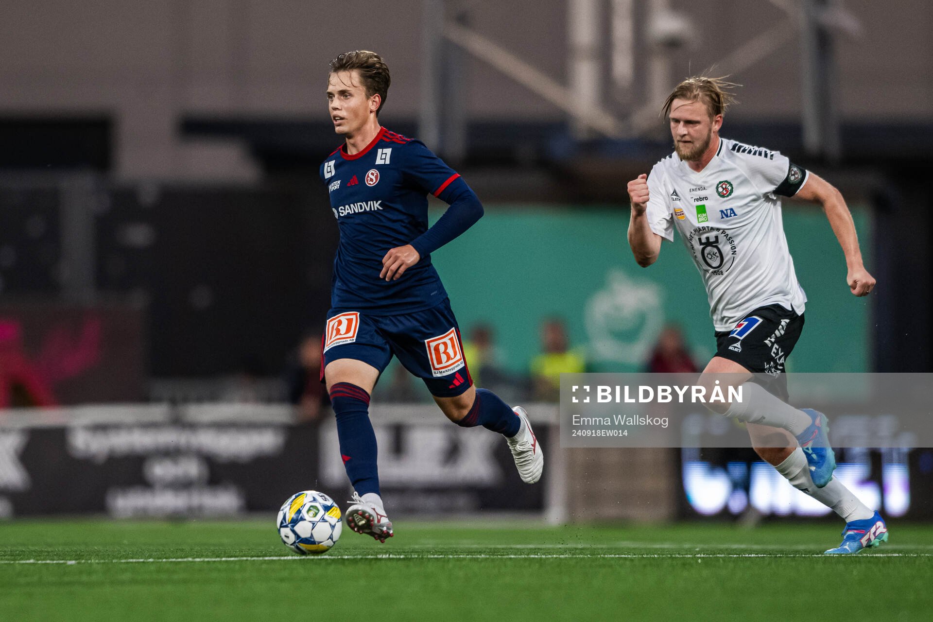 Sandvikens IFs Ludwig Malachowski Thorell och Örebros Karl