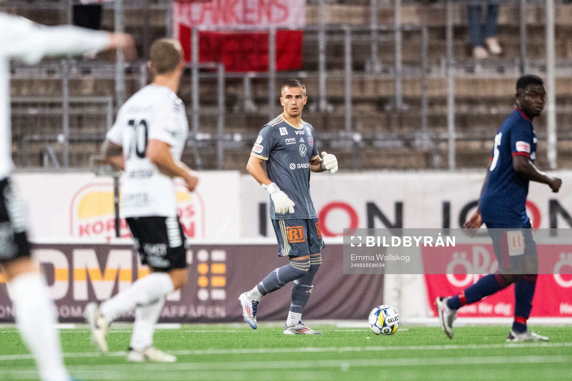 Sandvikens IFs målvakt Felix Jakobsson