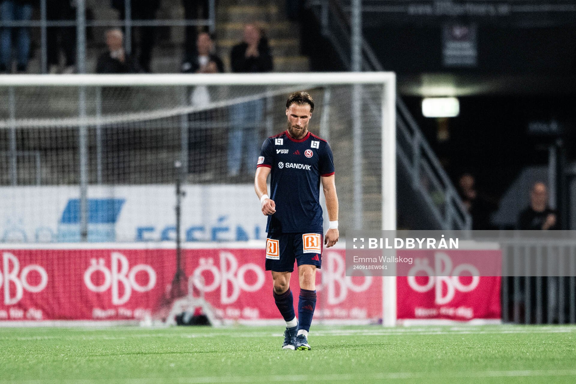 Sandvikens IFs Kasper Harletun deppar