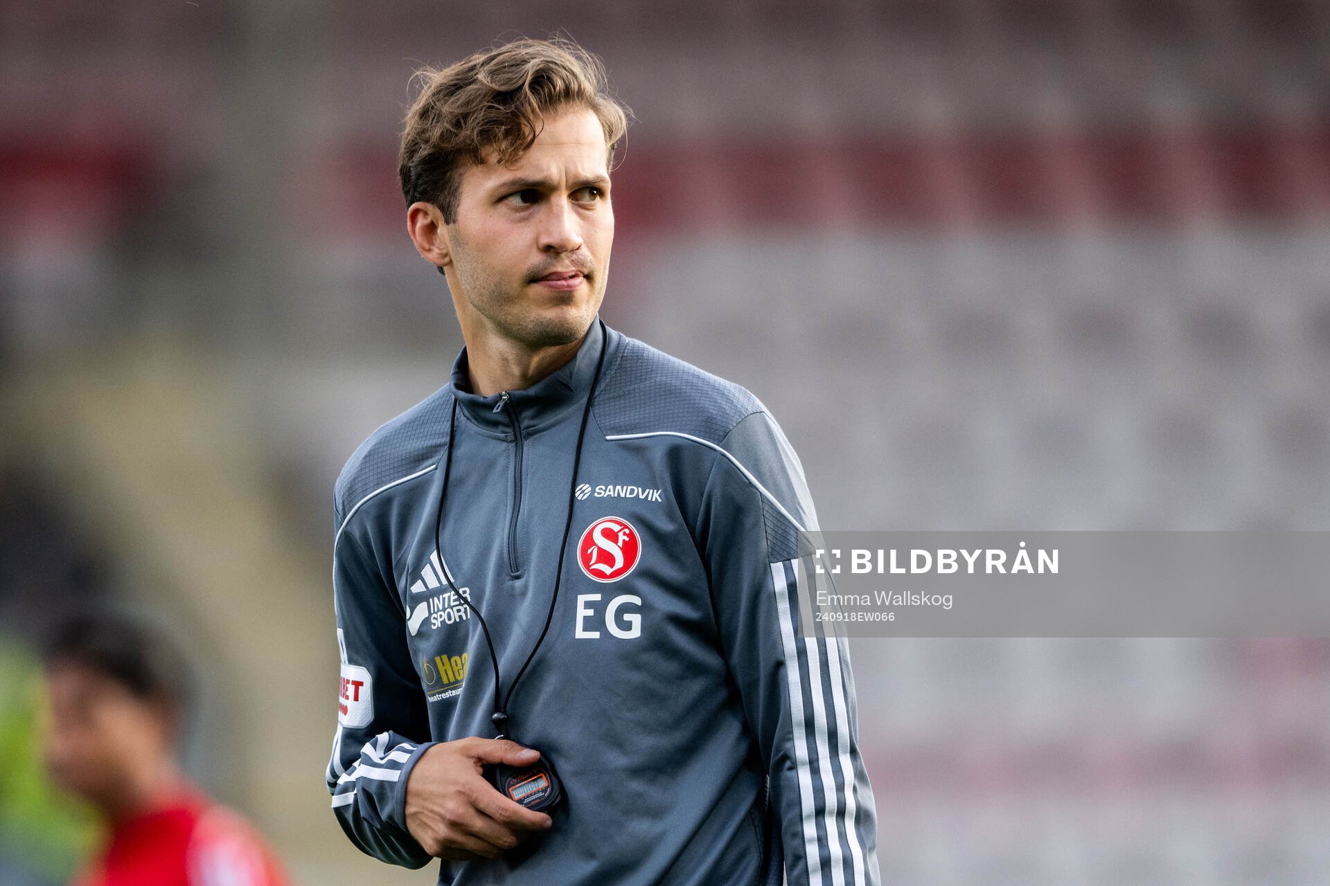 Sandvikens IFs assisterande tränare Elias Gärdh