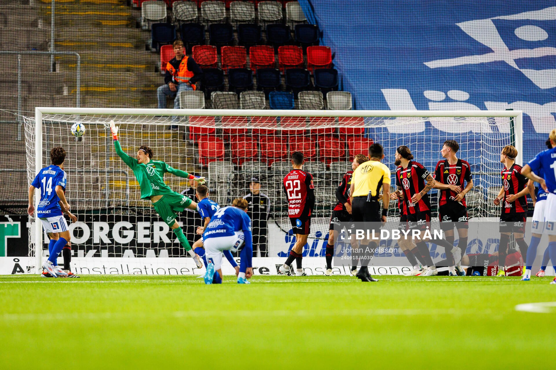 Östersunds målvakt Adam Benediktsson