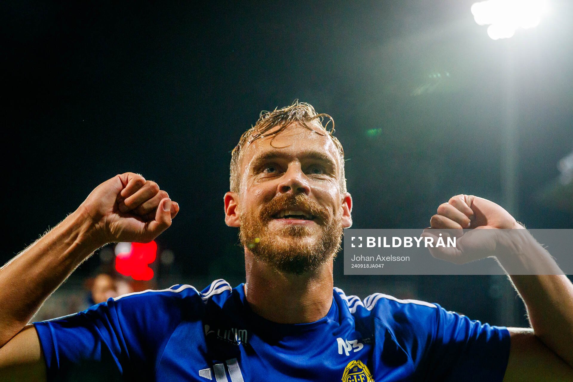 GIF Sundsvalls Pontus Engblom jublar