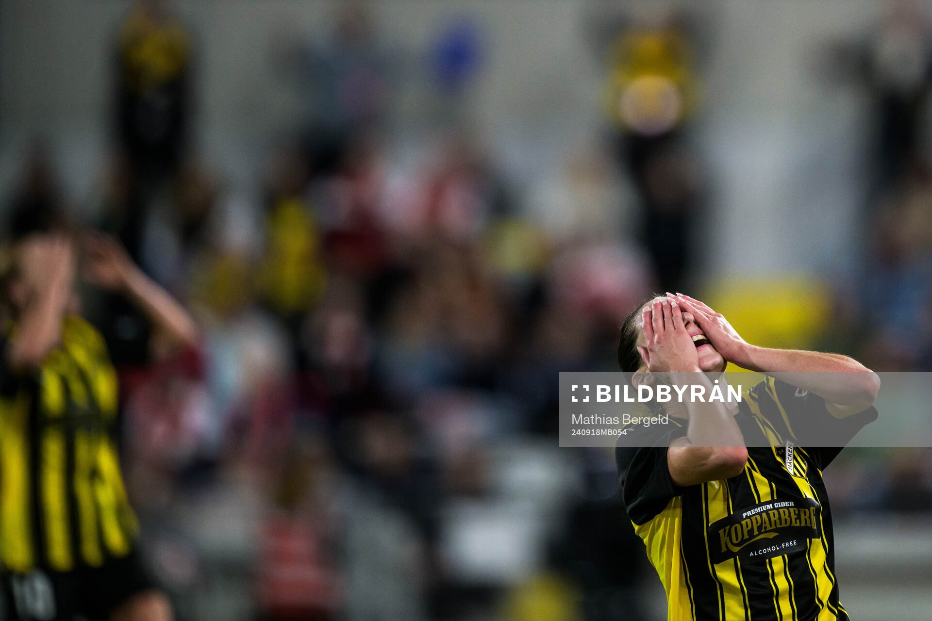 Clarissa Larisey of Häcken looks dejected