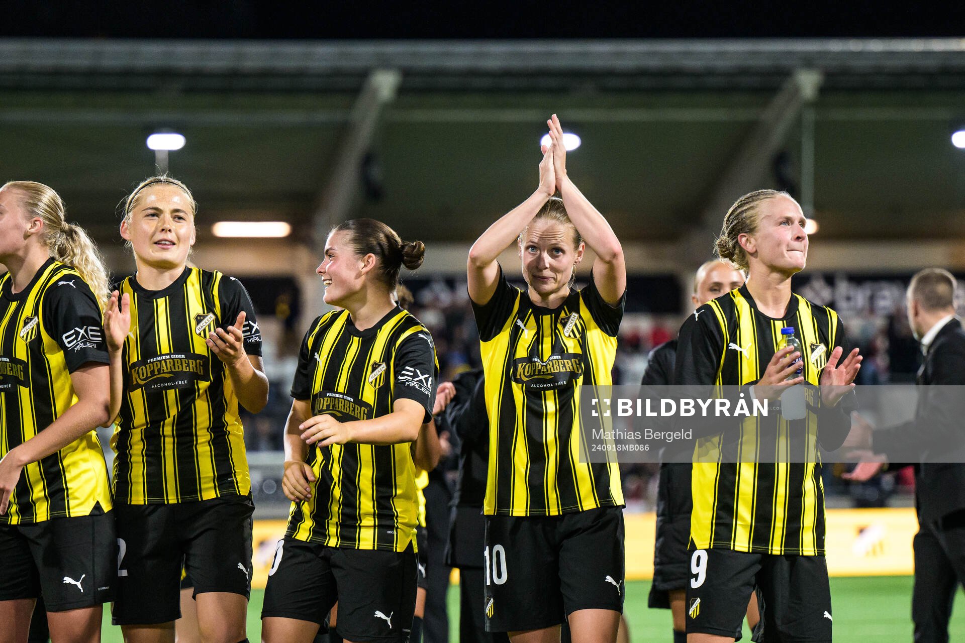 Elma Junttila Nelhage, Alice Bergström, Hanna Wijk, Anna