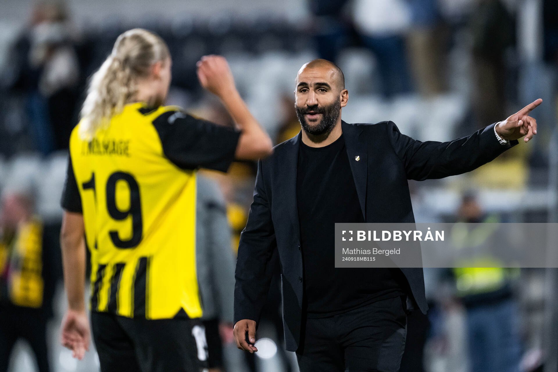 Head coach Mak Lind of Häcken