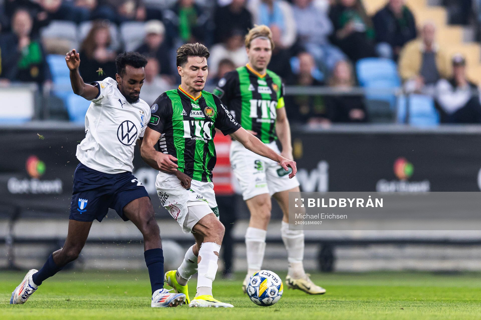Malmö FFs Taha Ali och GAIS William Milovanovic