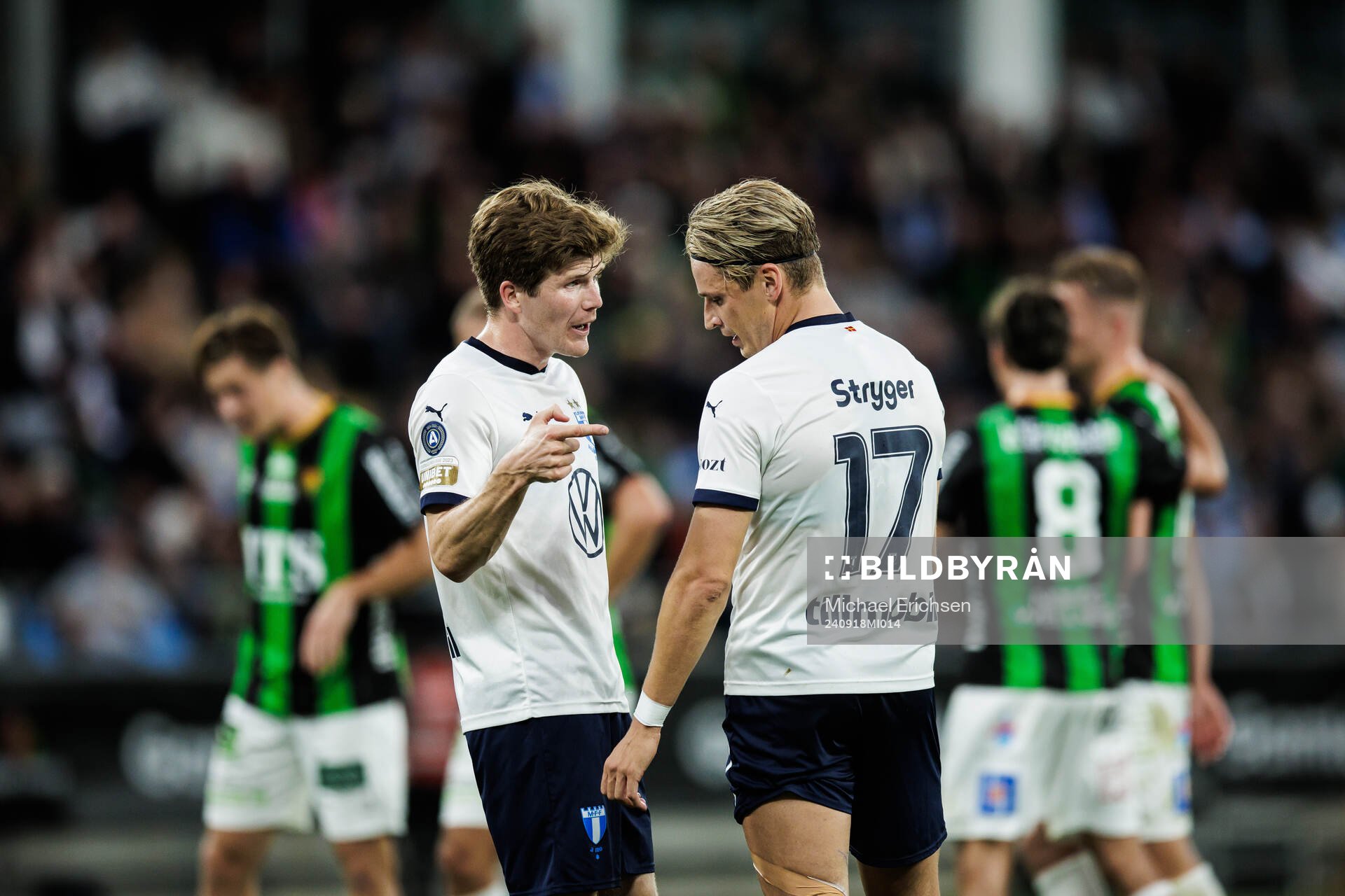Malmö FFs Oliver Berg och Jens Stryger Larsen