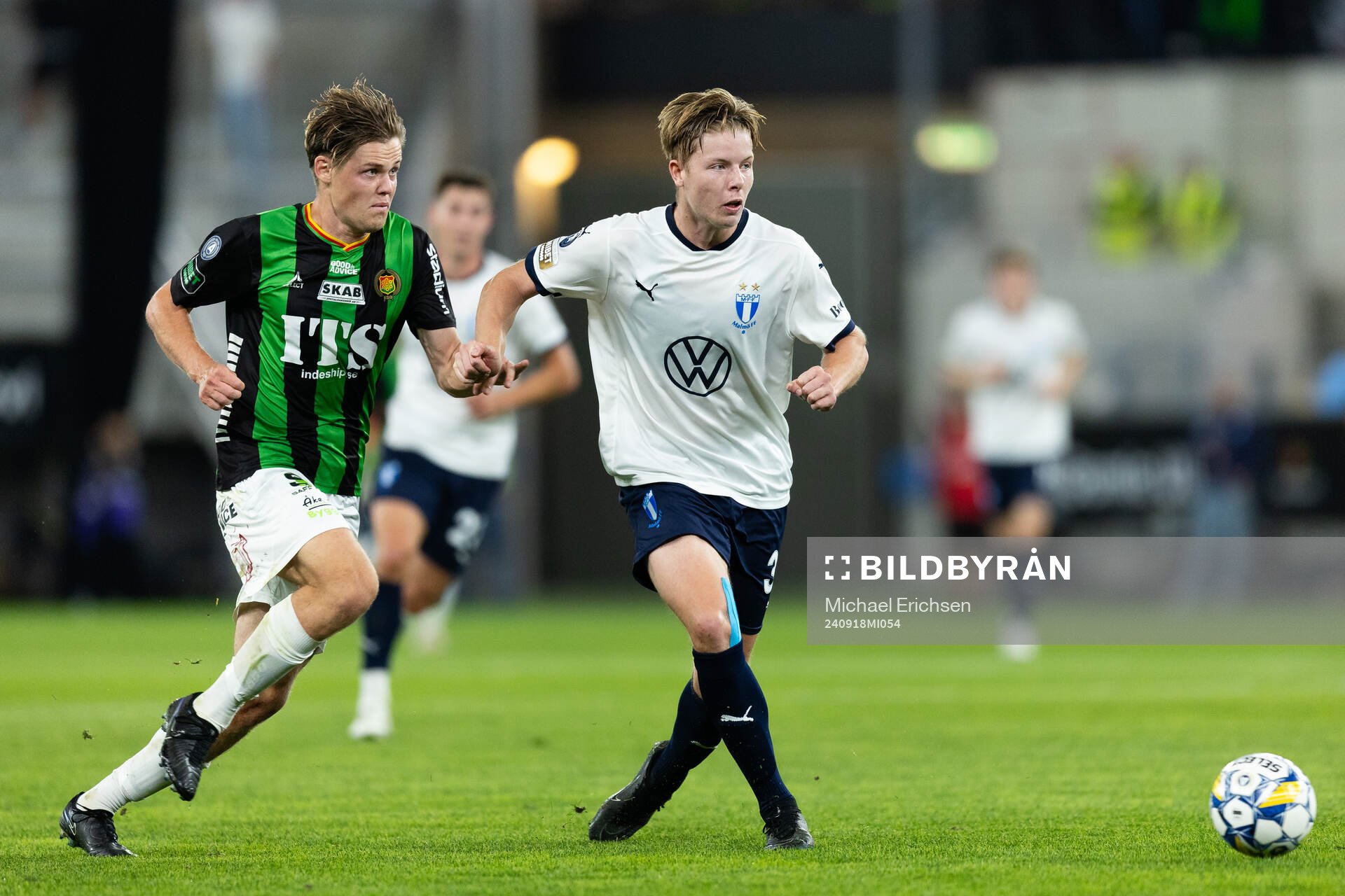 GAIS Axel Henriksson och Malmö FFs Nils Zätterström