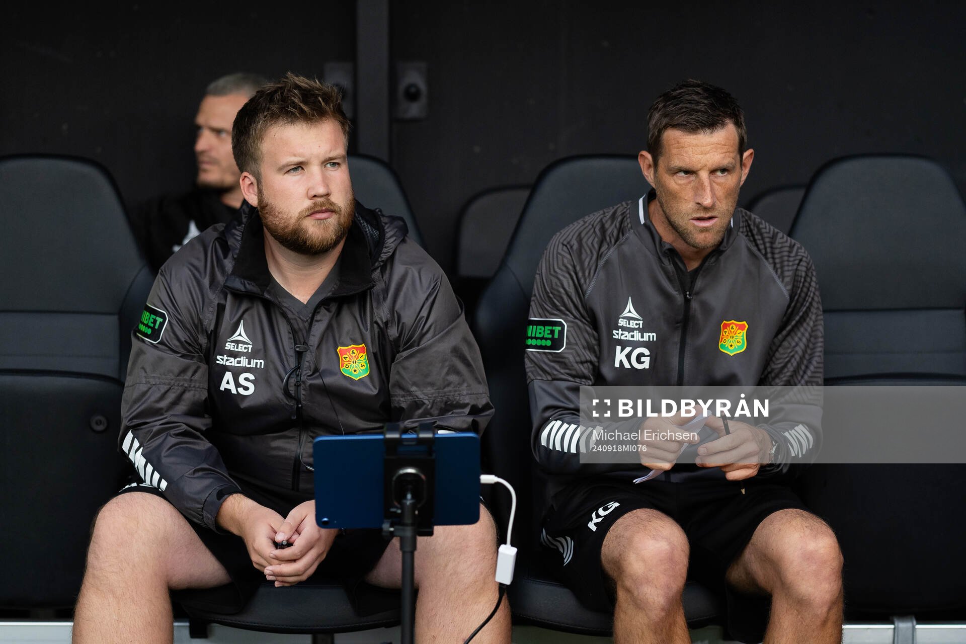 GAIS assisterande tränare Alexander Severin och