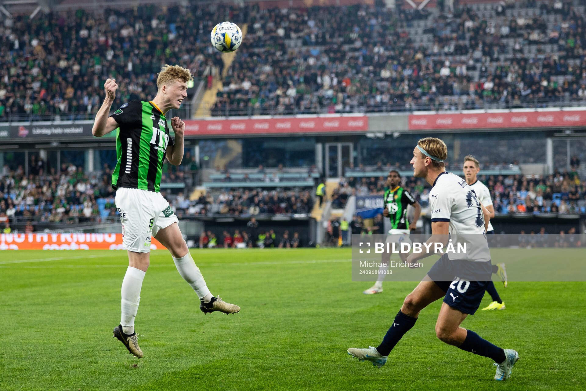 GAIS Filip Beckman och Malmö FFs Erik Botheim