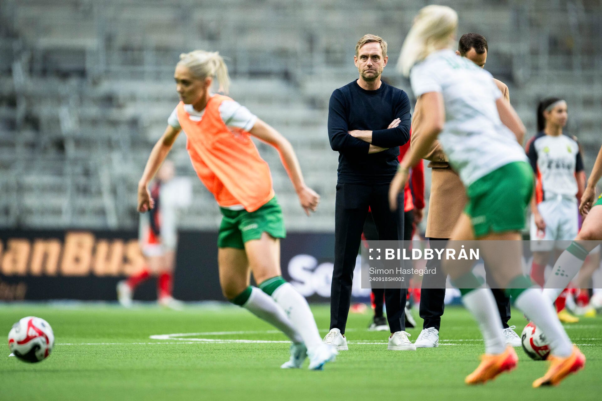 Head coach Martin Sjögren of Hammarby