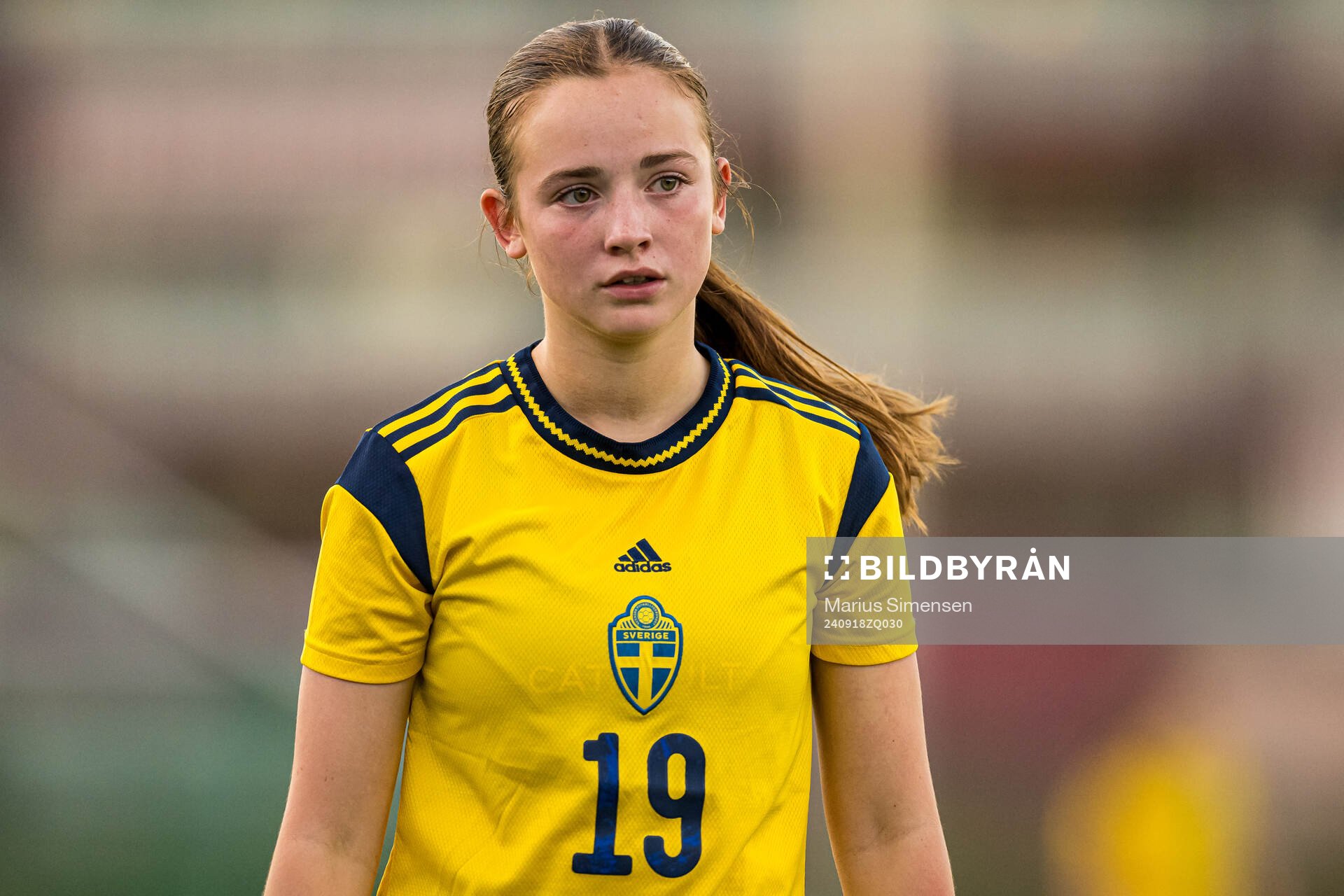 Ebba Hedman of Sweden looks dejected