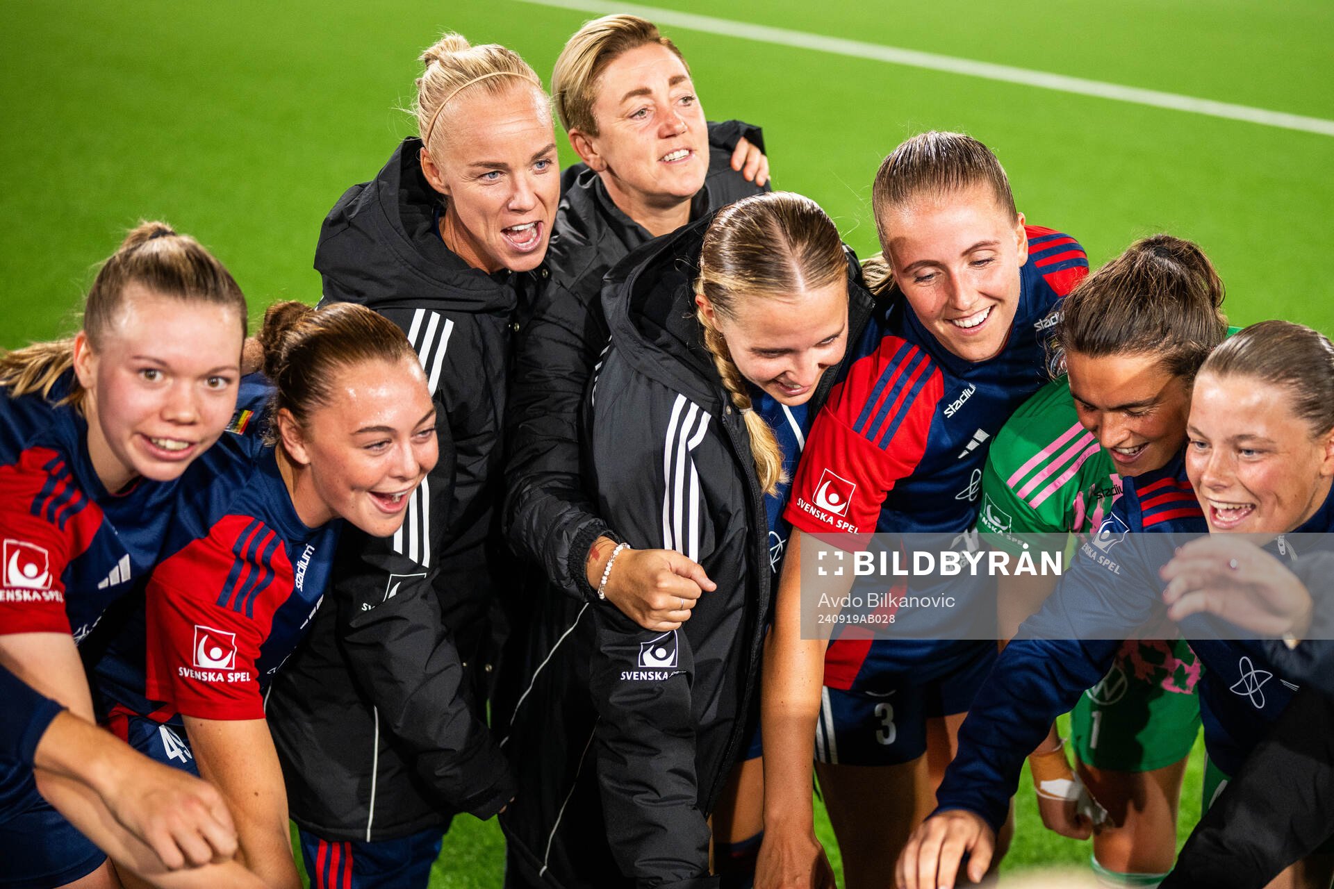 FC Rosengårds Caroline Seger jublar