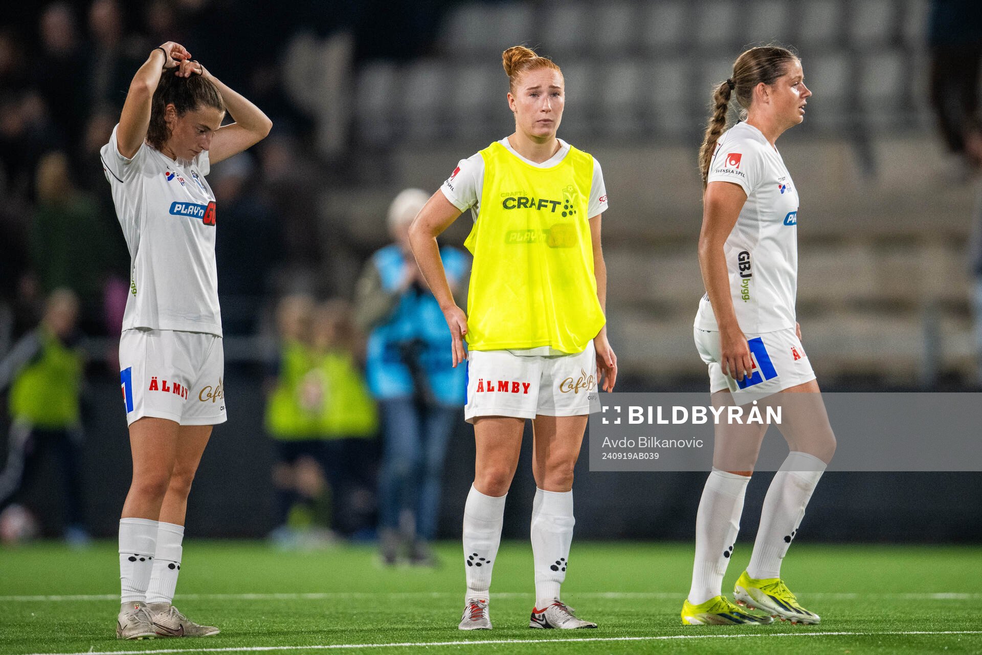 Växjö DFFs spelare deppar