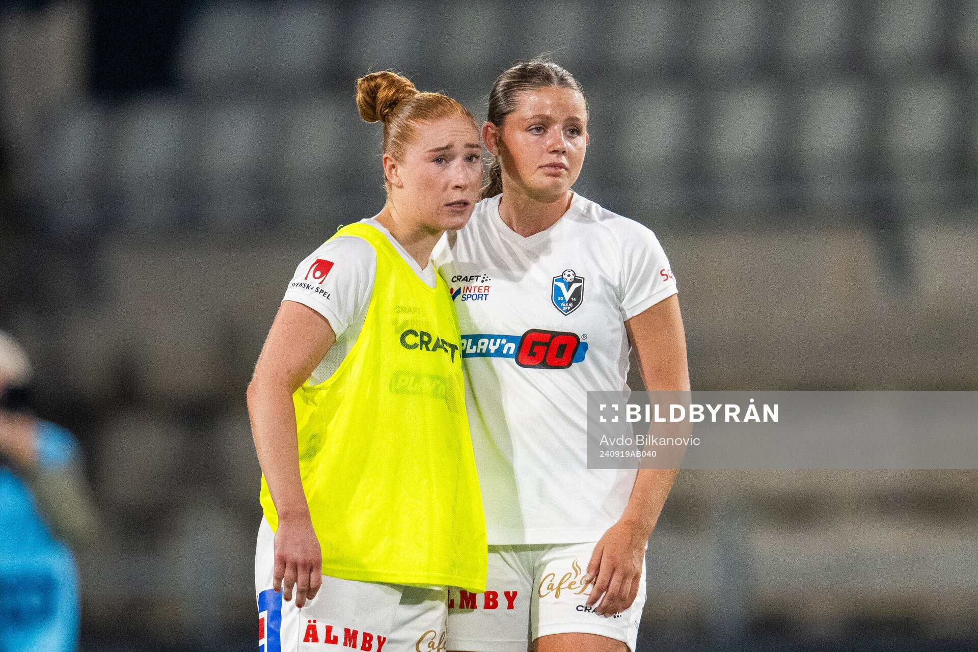 Växjö DFFs spelare deppar