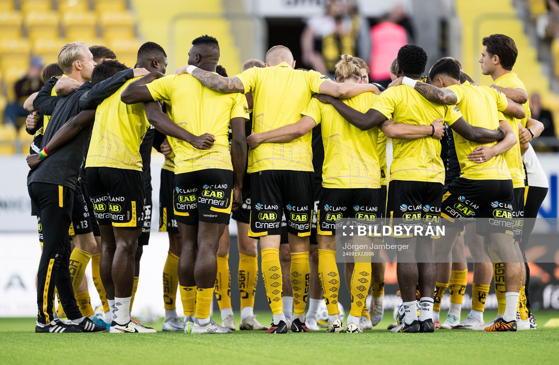 Spelarna i Elfsborg samlas