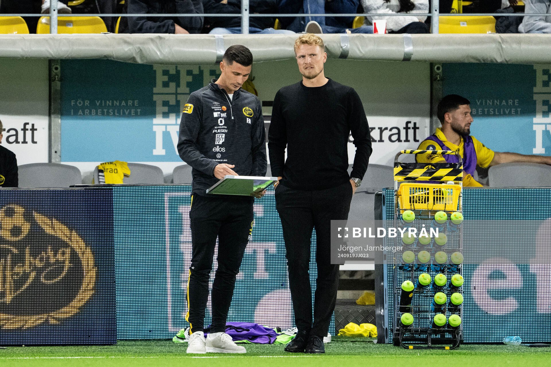 Elfsborgs assisterande tränare Fredrik Ahlstrand och