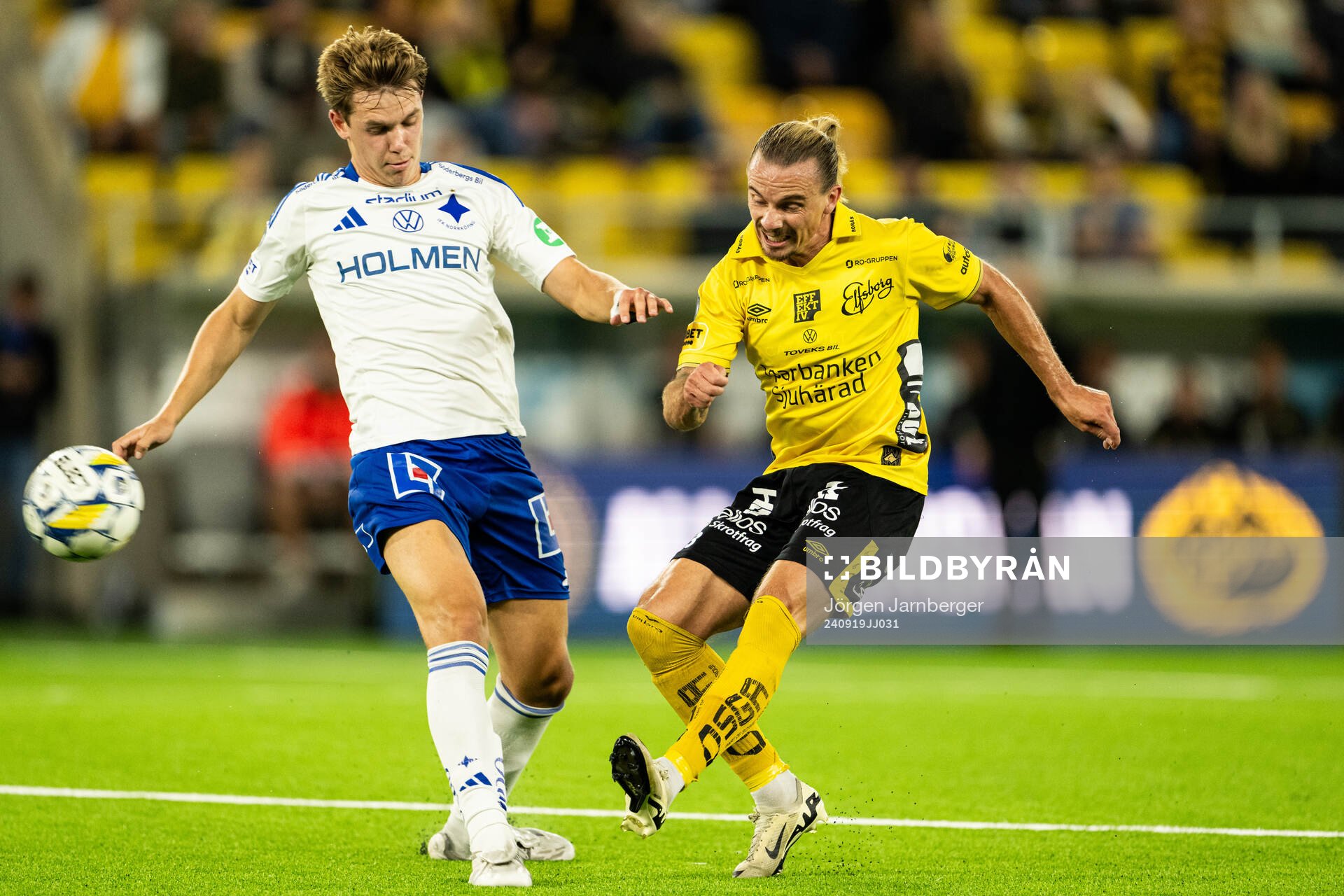 IFK Norrköpings Ture Sandberg och Elfsborgs Niklas Hult